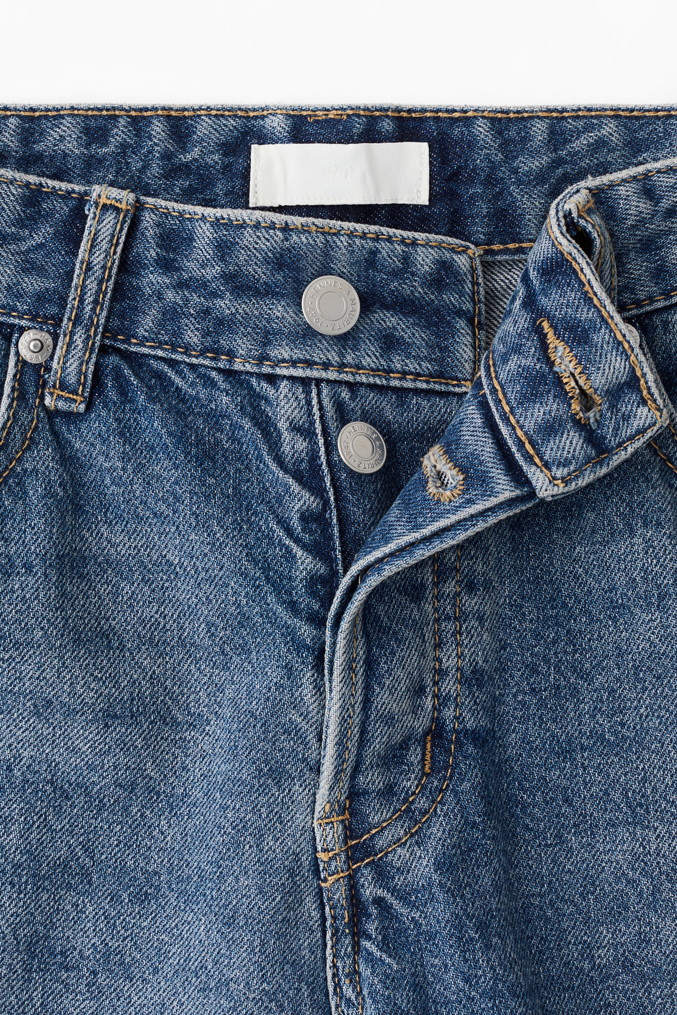 Wide jeans - Denim blue - Ladies | H&M GB 7