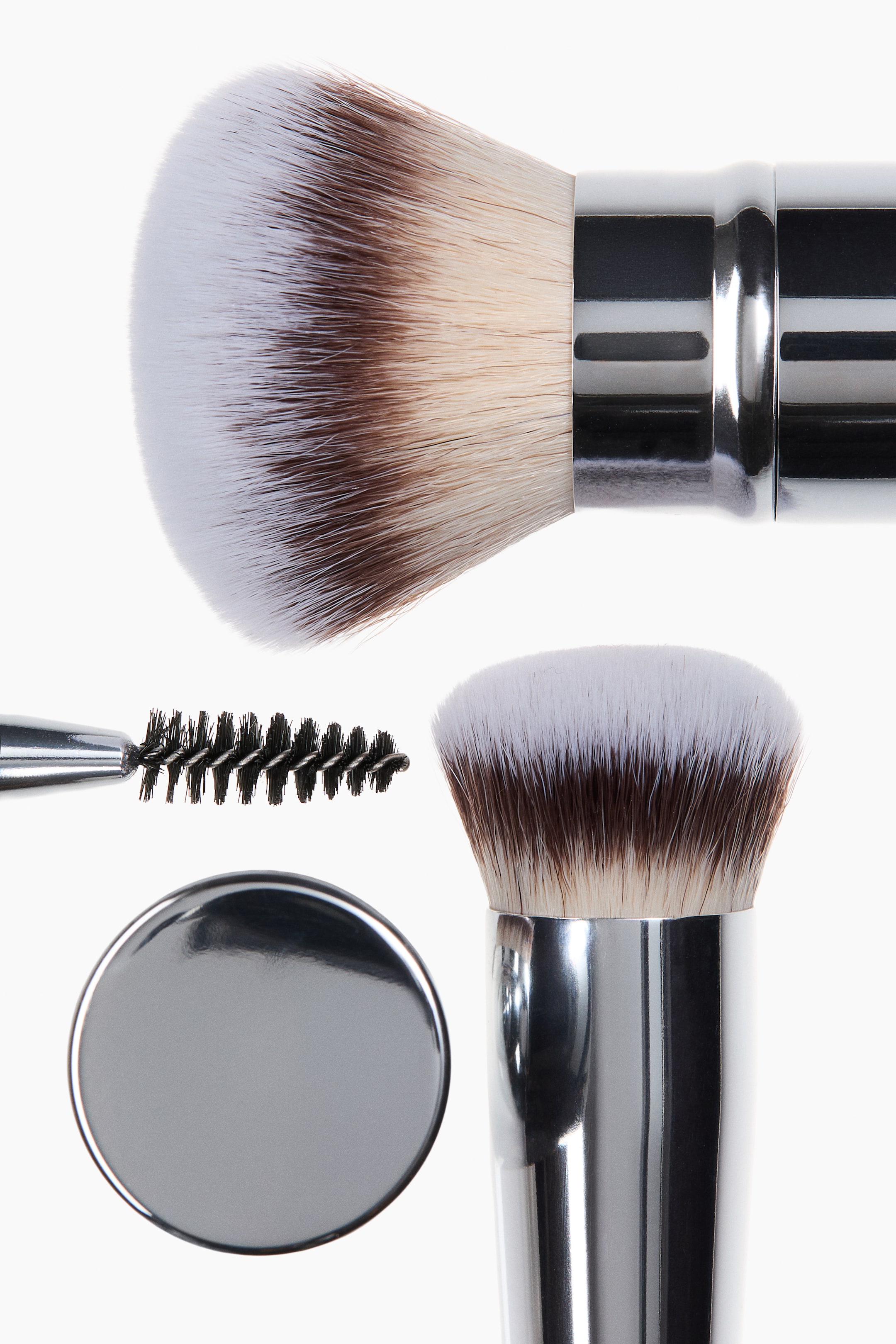 3-Piece Travel Makeup Brush Set