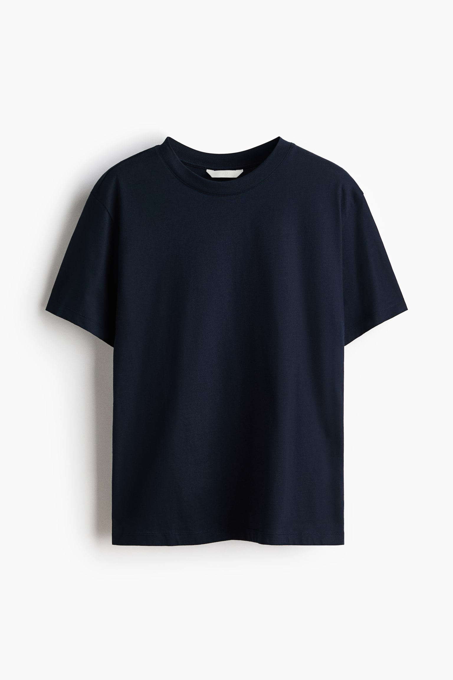 Camiseta de algodón - Azul marino/Blanco/Negro/Blanco/Rayas azul marino/Topo oscuro/Negro/Rayas blancas/Rojo oscuro/Crema/Rayas/Rosa empolvado claro/Gris claro jaspeado/Blanco/Beige claro/Gris oscuro/Beige/Gris oscuro