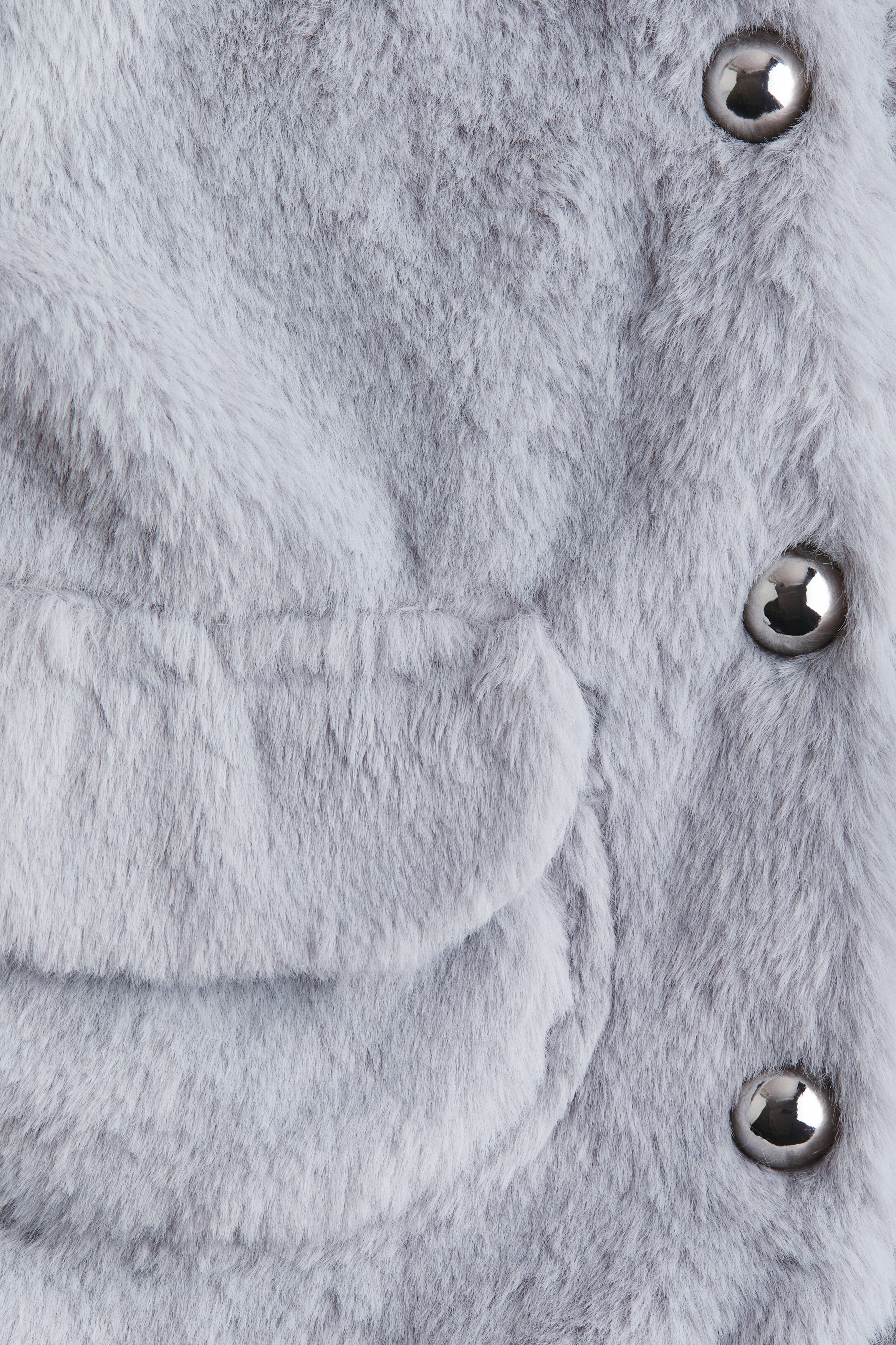Fluffy Jacket with Collar