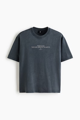 T-shirt i bomull med tryck Relaxed Fit