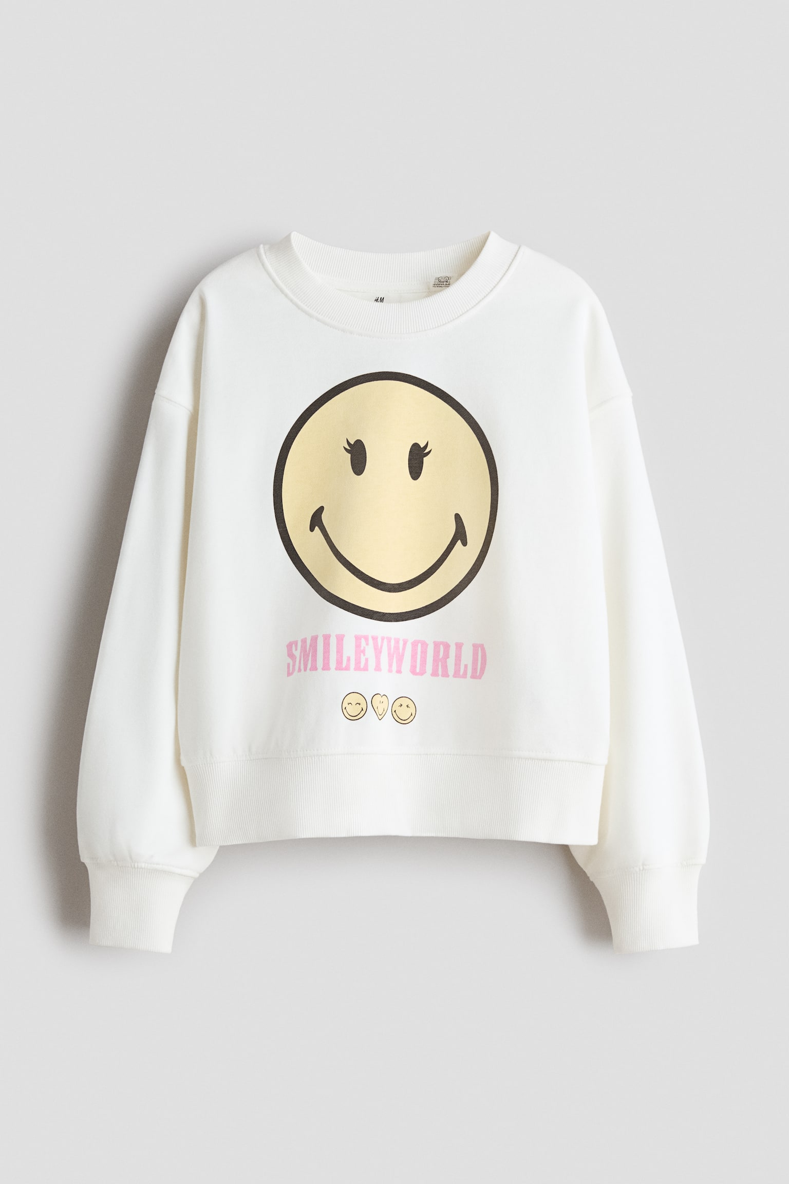 Sudadera oversize estampada - Blanco/SmileyWorld®/Gris oscuro/Lilo y Stitch/Gris claro/Lilo y Stitch/Azul claro/SmileyWorld®/Crema/Stitch/Rosa claro/Lilo y Stitch/Gris claro jaspeado/Snoopy/Azul claro/Cinnamoroll