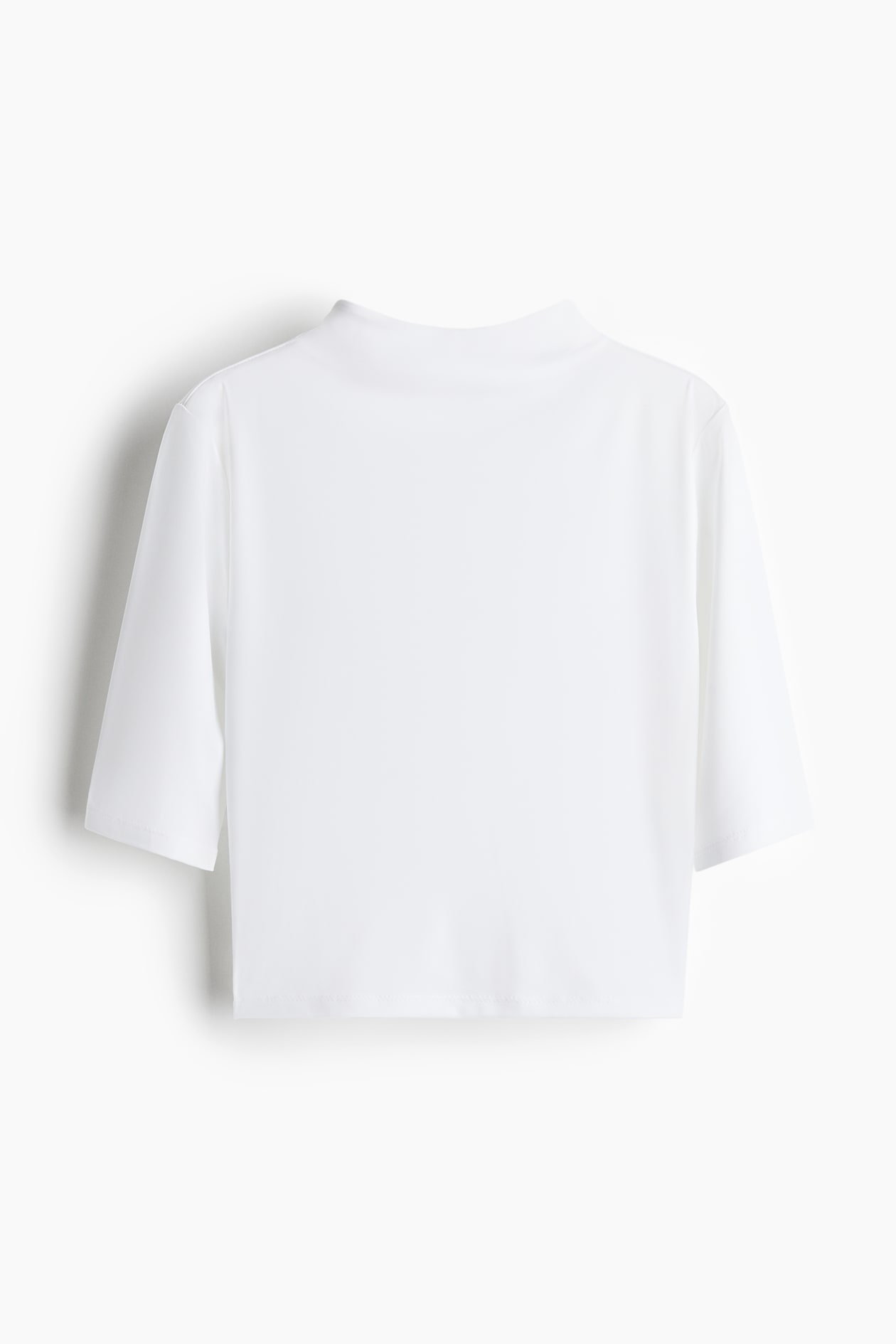 Microfiber Mock Turtleneck Top