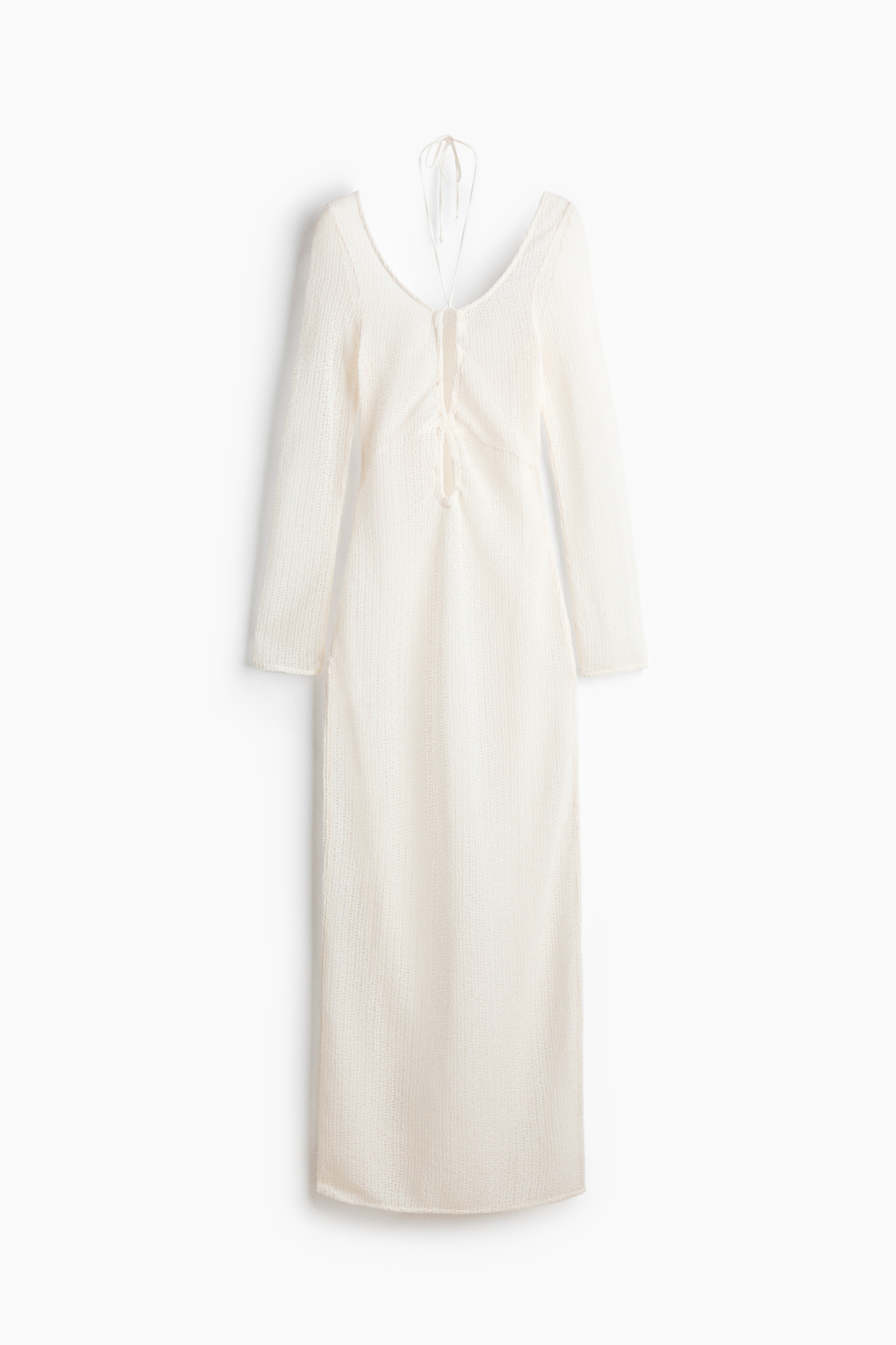 white dress maxi plus size Cailin Plus Size White Lace Long Sleeve Maxi Dress White / 32