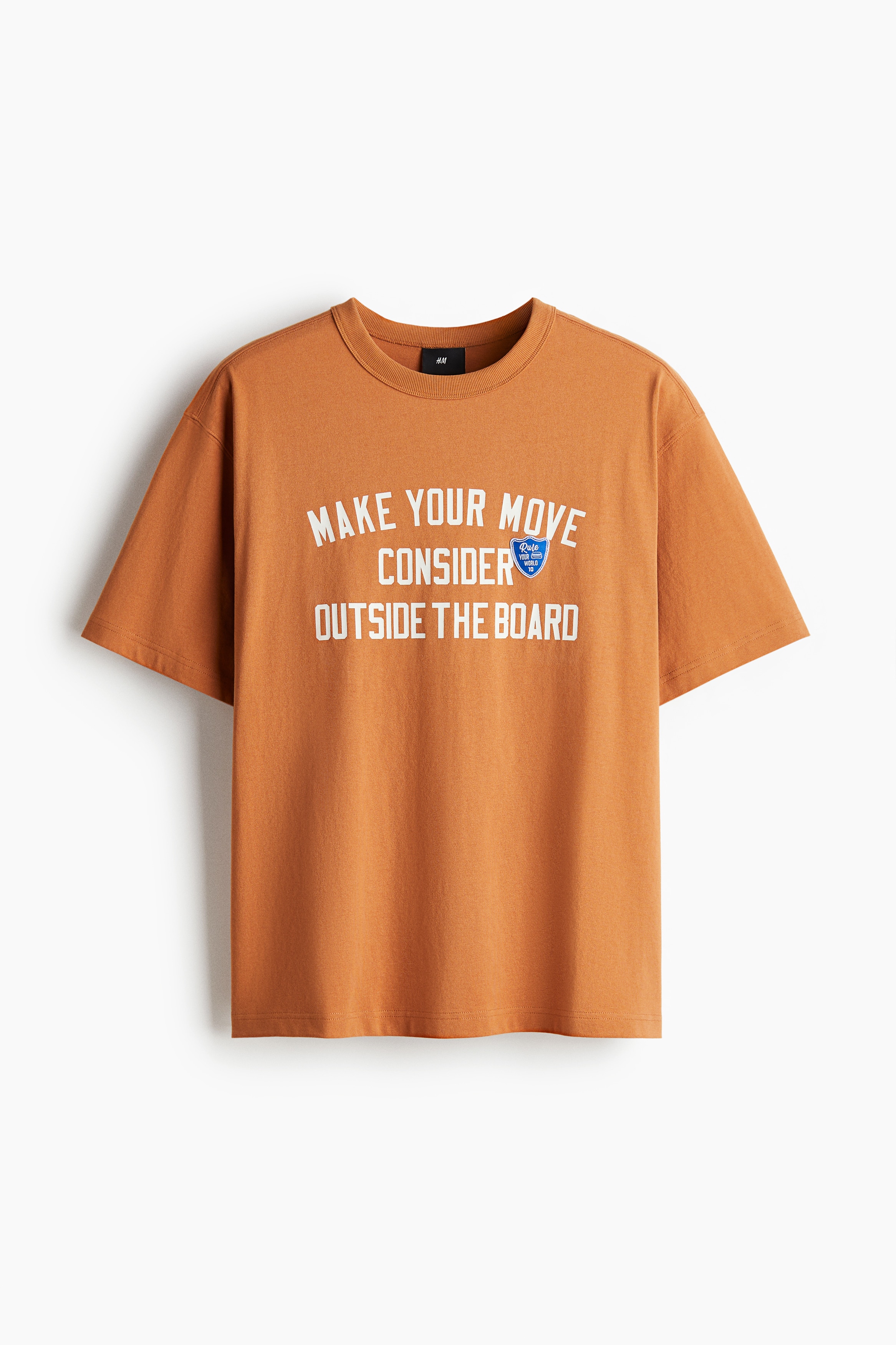 Loose Fit T-shirt - Orange/Make Your Move/White/Make Your Move