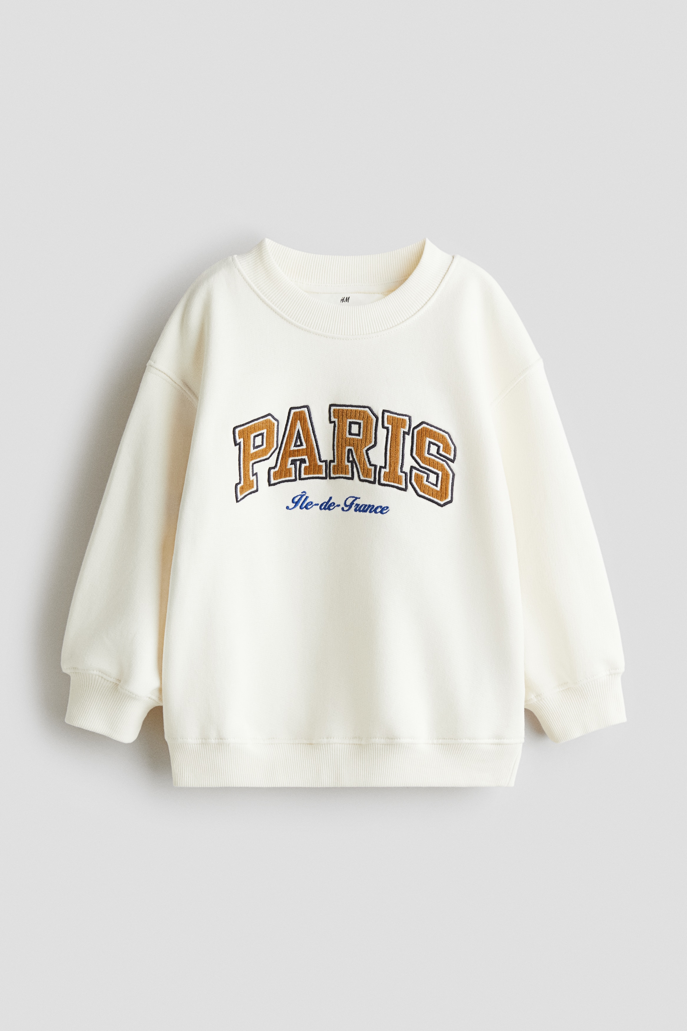 Printed crew-neck sweatshirt - Cream/Paris/Brown/Soho/Light grey marl/Paris/Yellow/Athlétisme/Light blue/New York '92/Green/SOHO/Light green/Horses/Blue/Cosy Bear Club