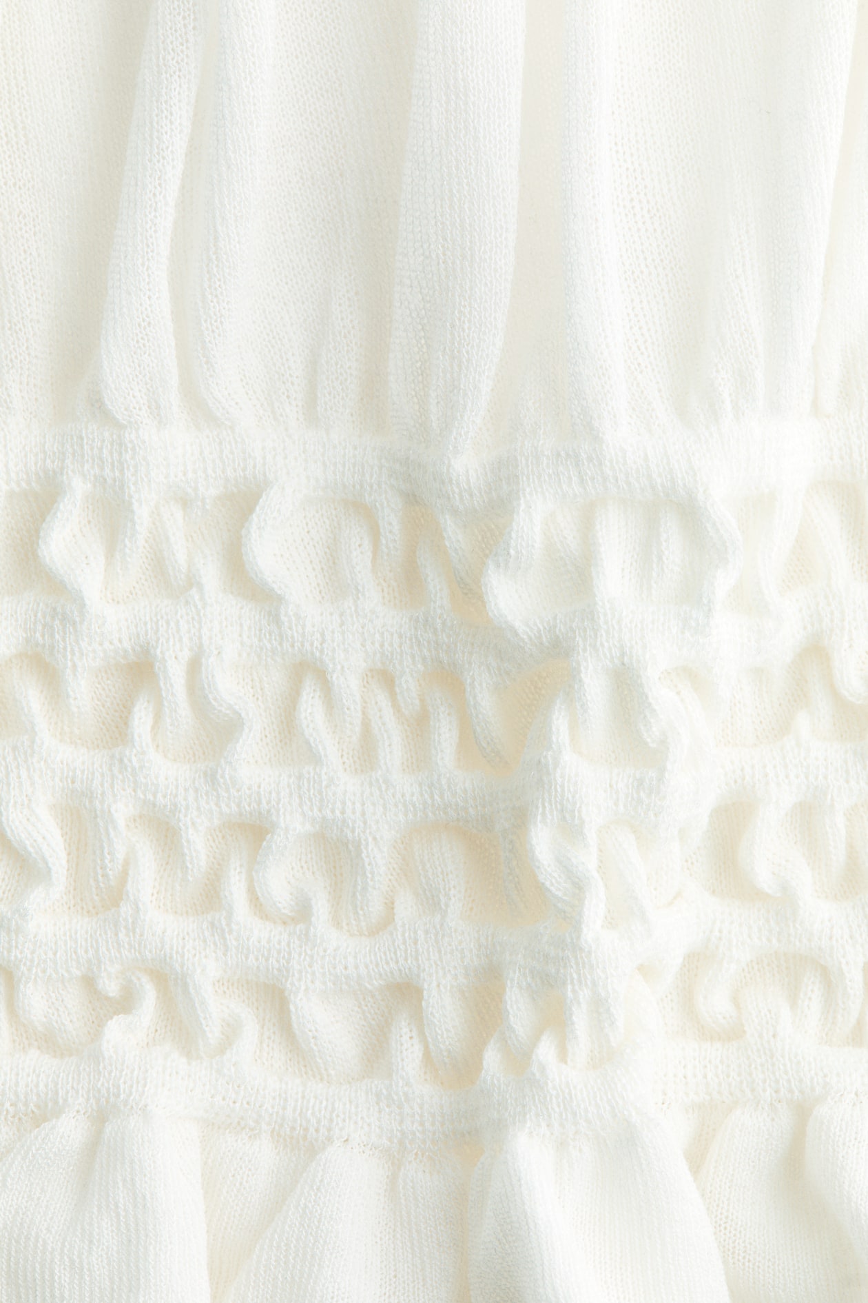 Smocked Fine-Knit Top - image 2
