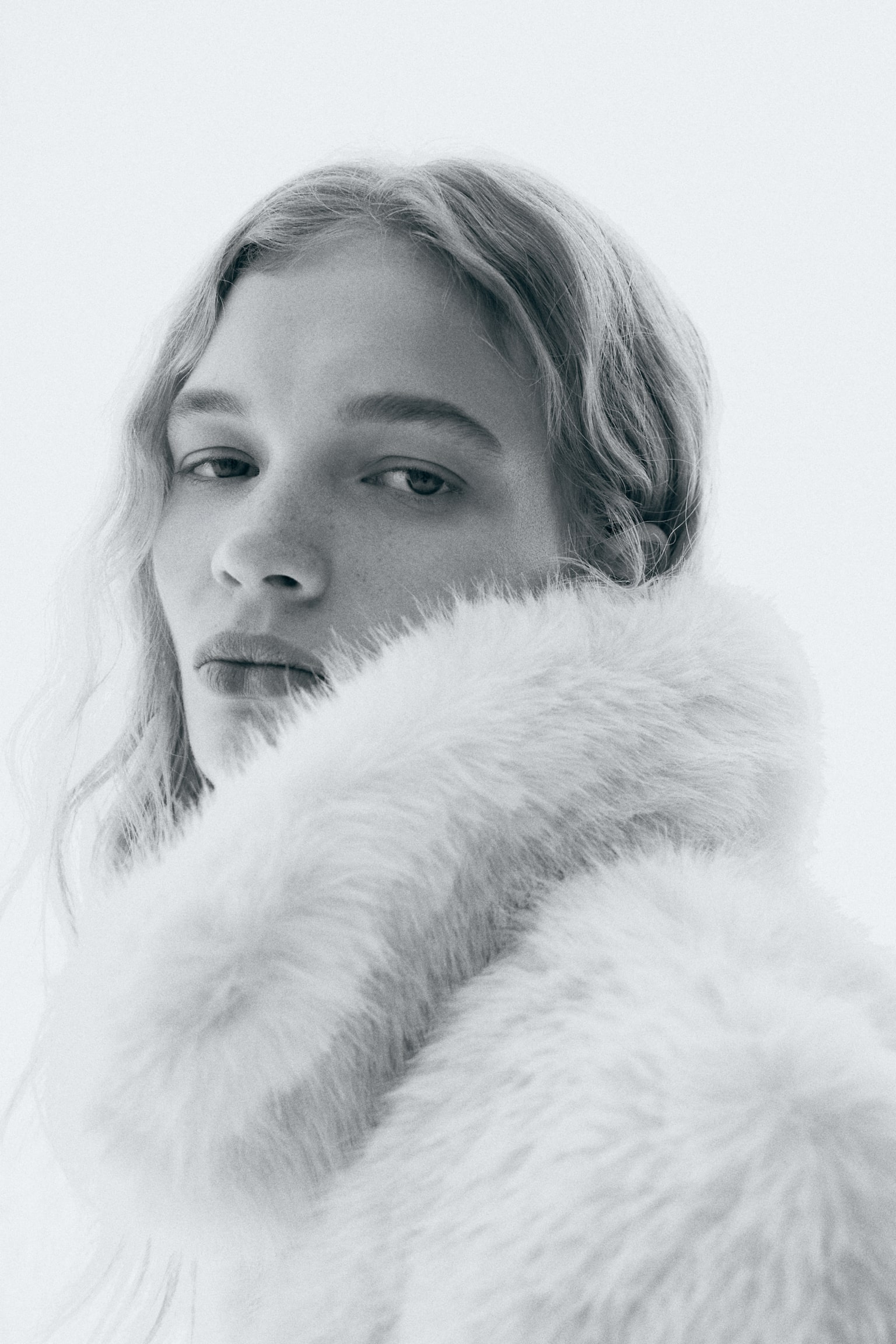 Shoulder-pad jacket - Light beige/Beige/Leopard print - 1