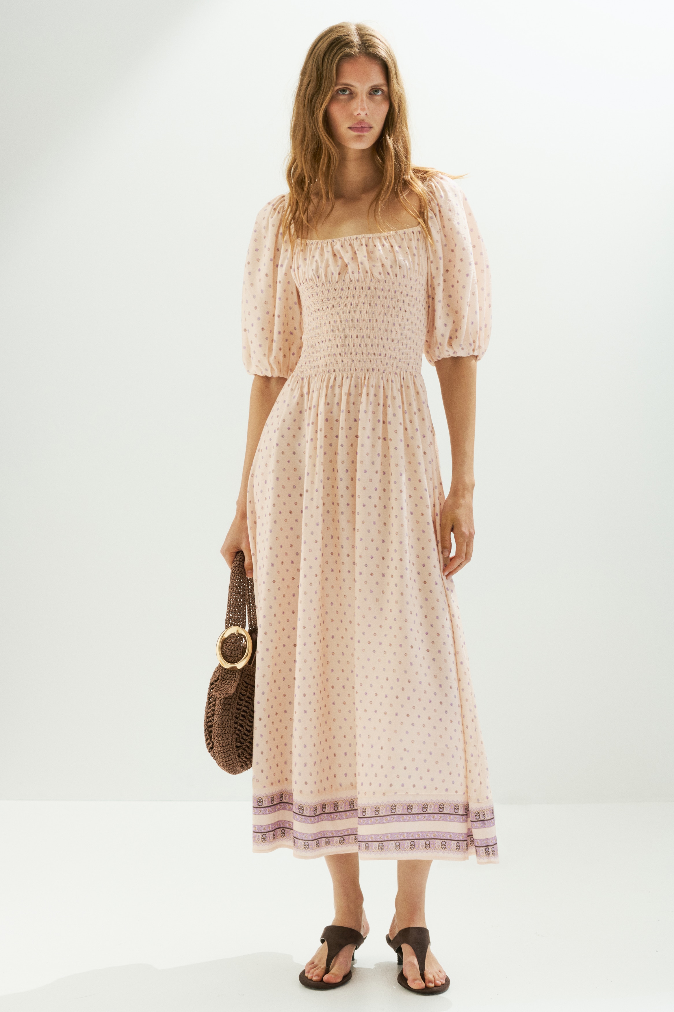 chinese dress ladies H&M Fully Lined Long Sleeve Maxi Dress- Size 4  The Saved Collection