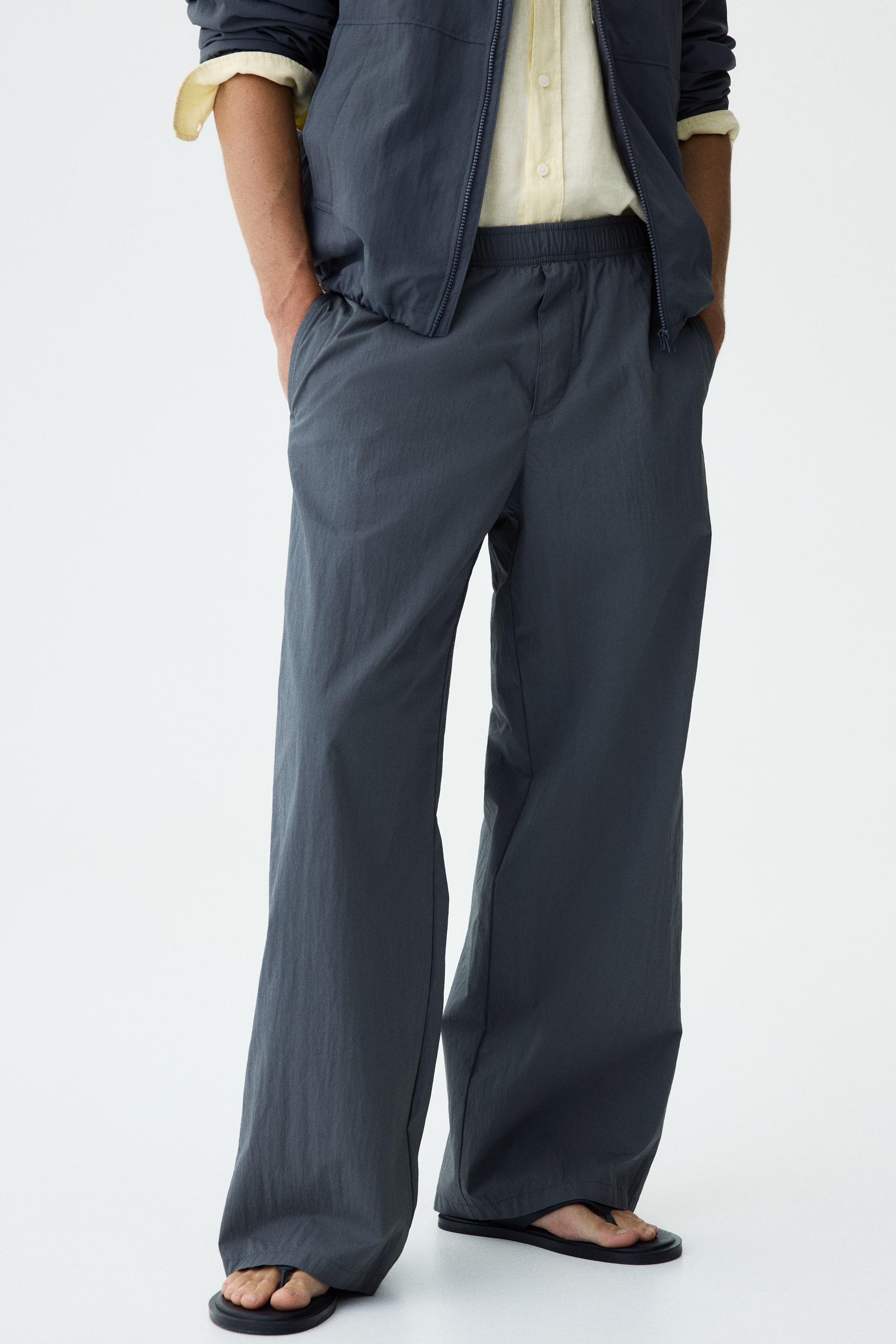 Мужские брюки H&M Loose-Fit Track Pants — фото 7