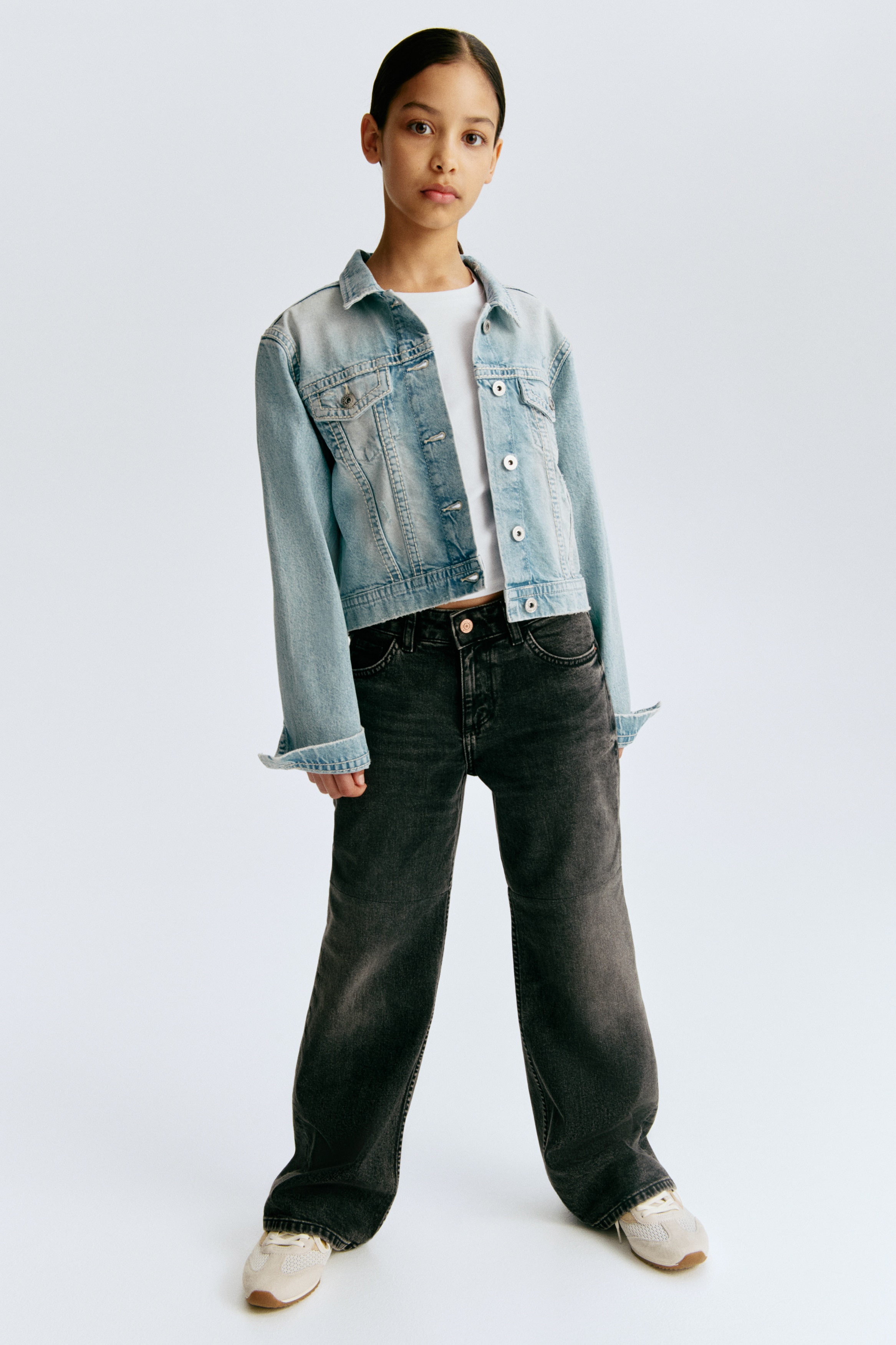 Giubbotto in denim - Blu denim/Blu denim chiaro