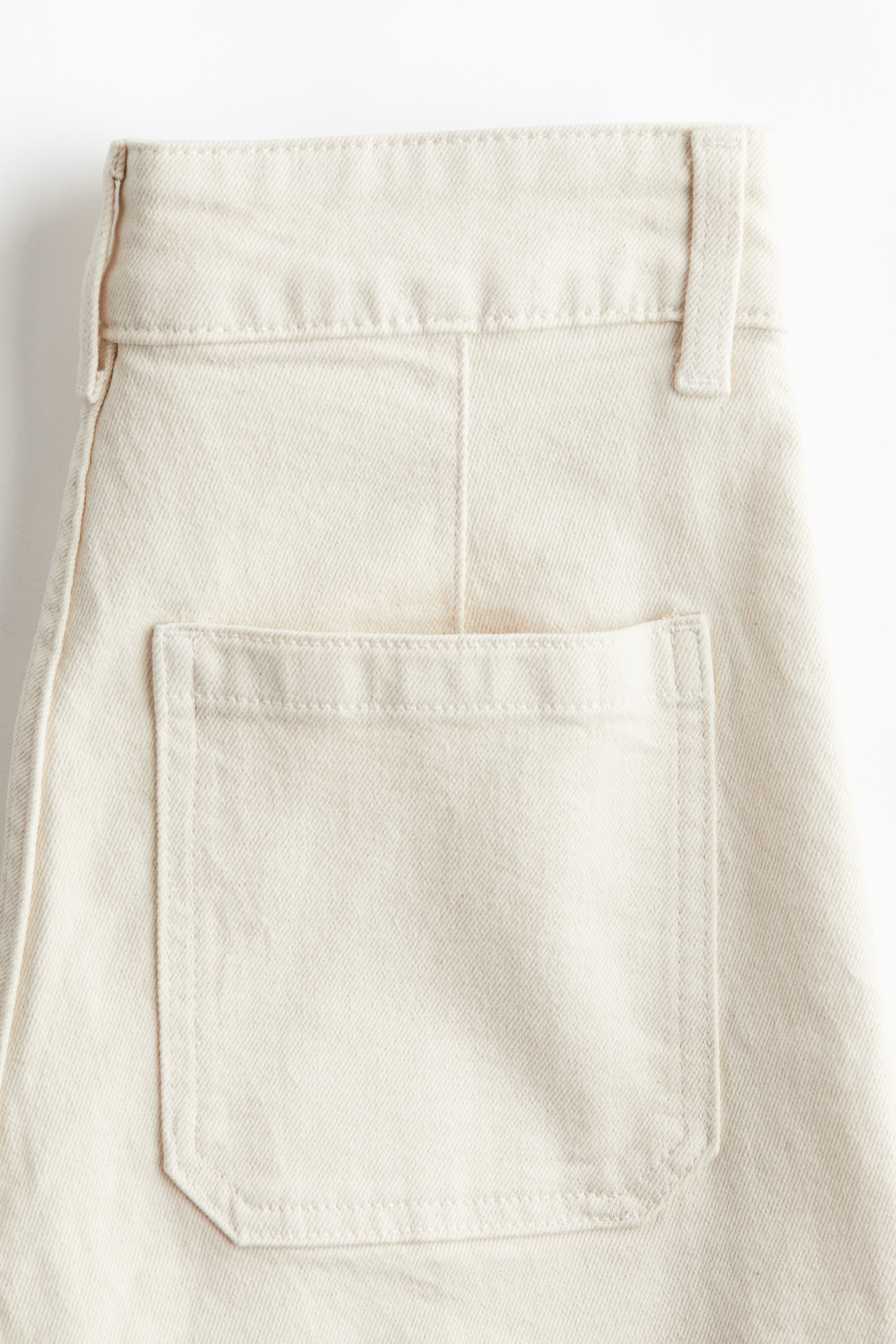 Wide High Ankle Jeans