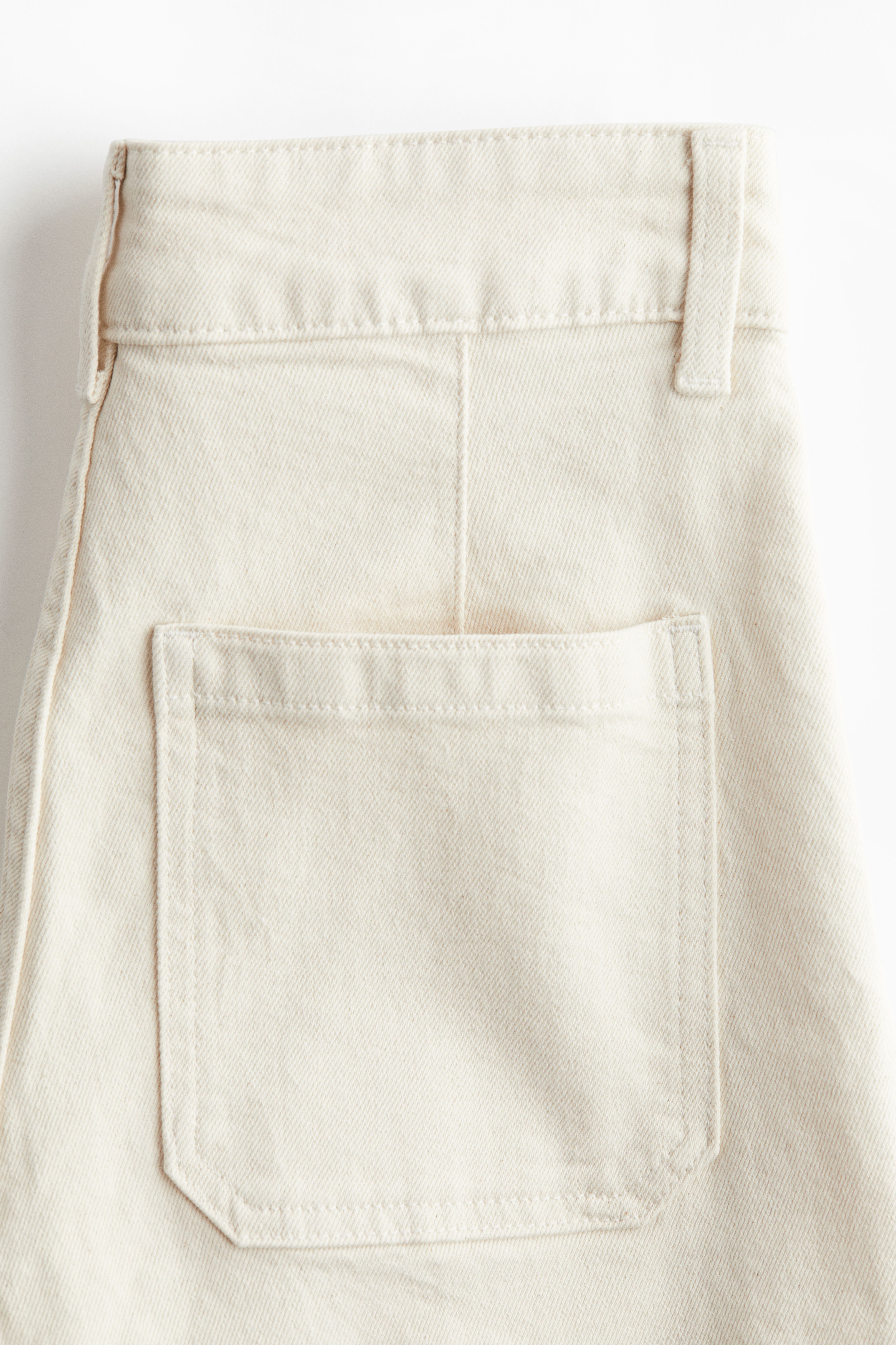 Wide High Ankle Jeans