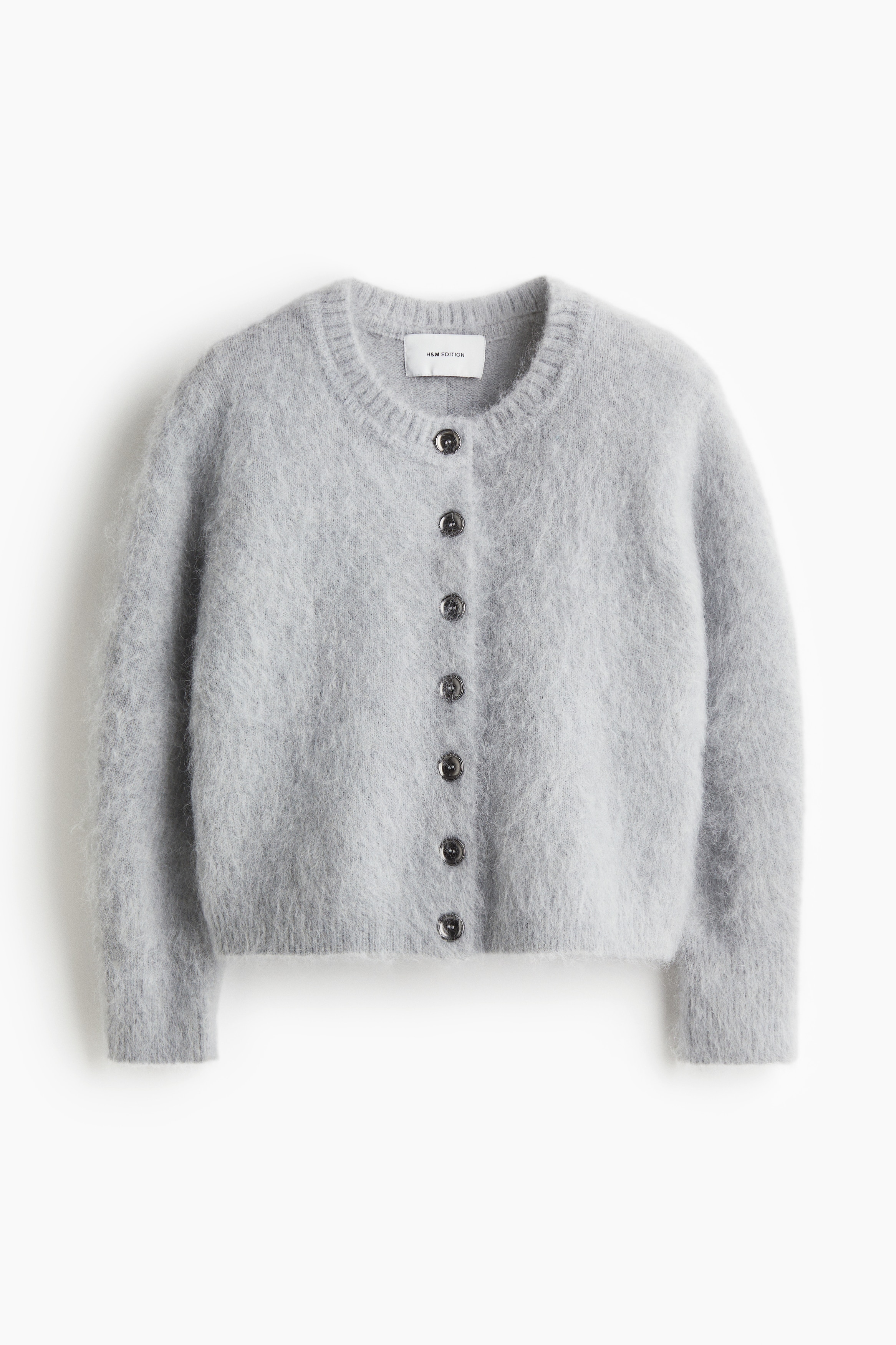 Mohair-Blend Cardigan - Light gray - Ladies | H&M US