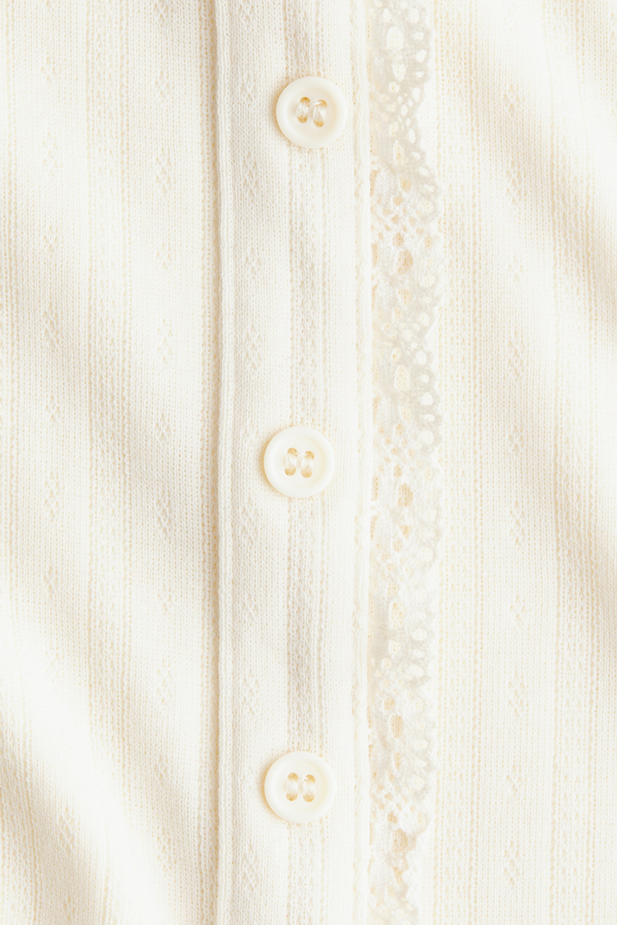 View larger image: Lace-trimmed top - Cream - Ladies | H&M IN 5