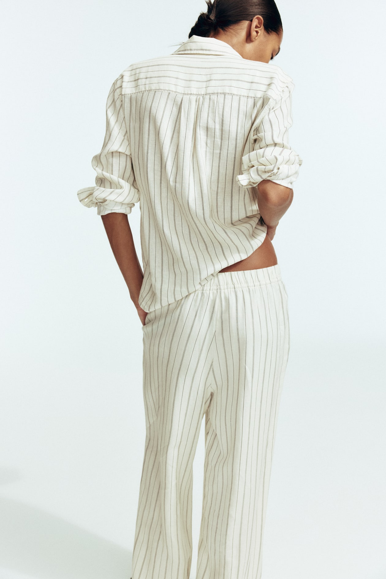 Linen-Blend Pants - image 5