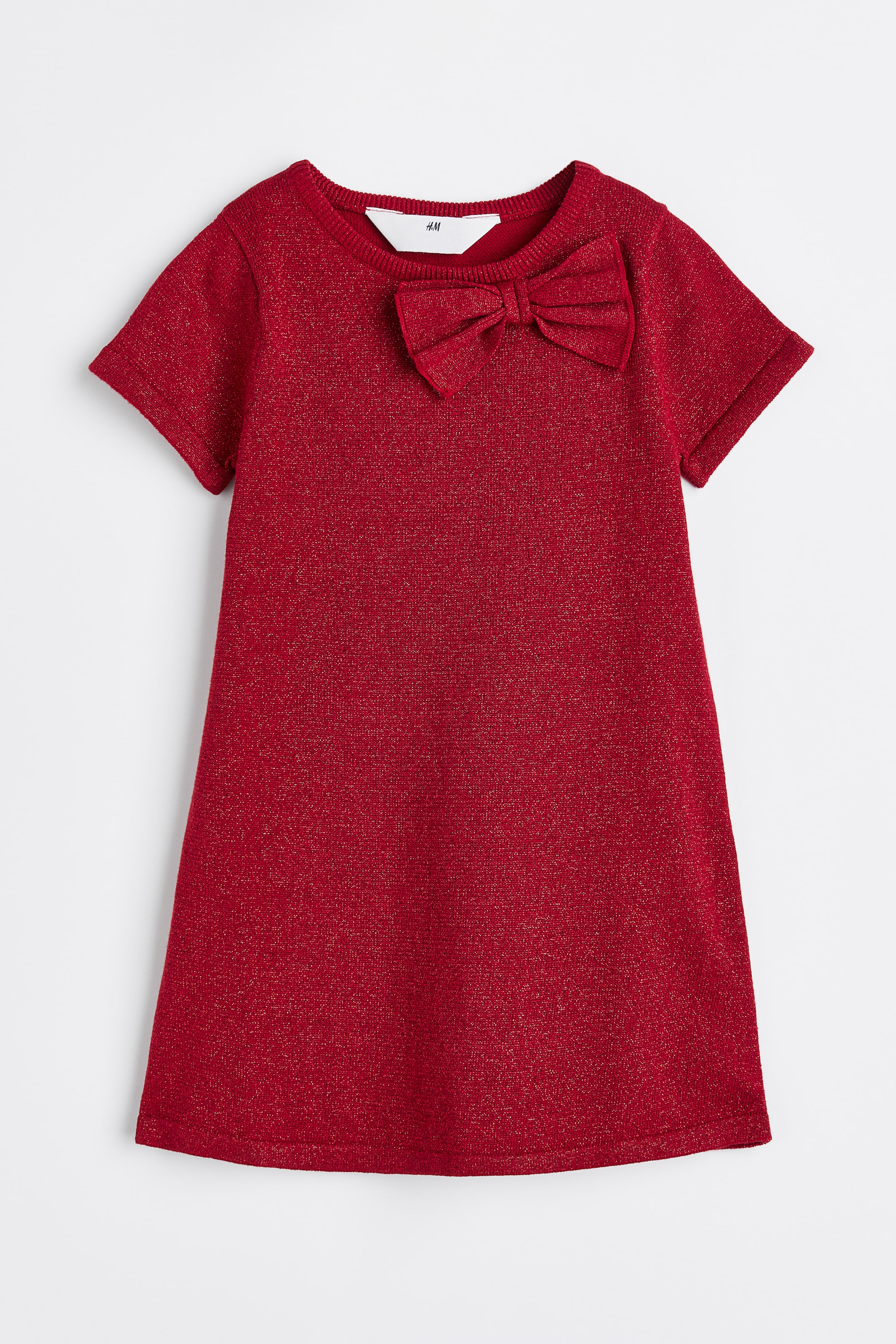 Xem ảnh lớn hơn: Váy kim tuyến - Màu đỏ - Kids | H&M VN 1