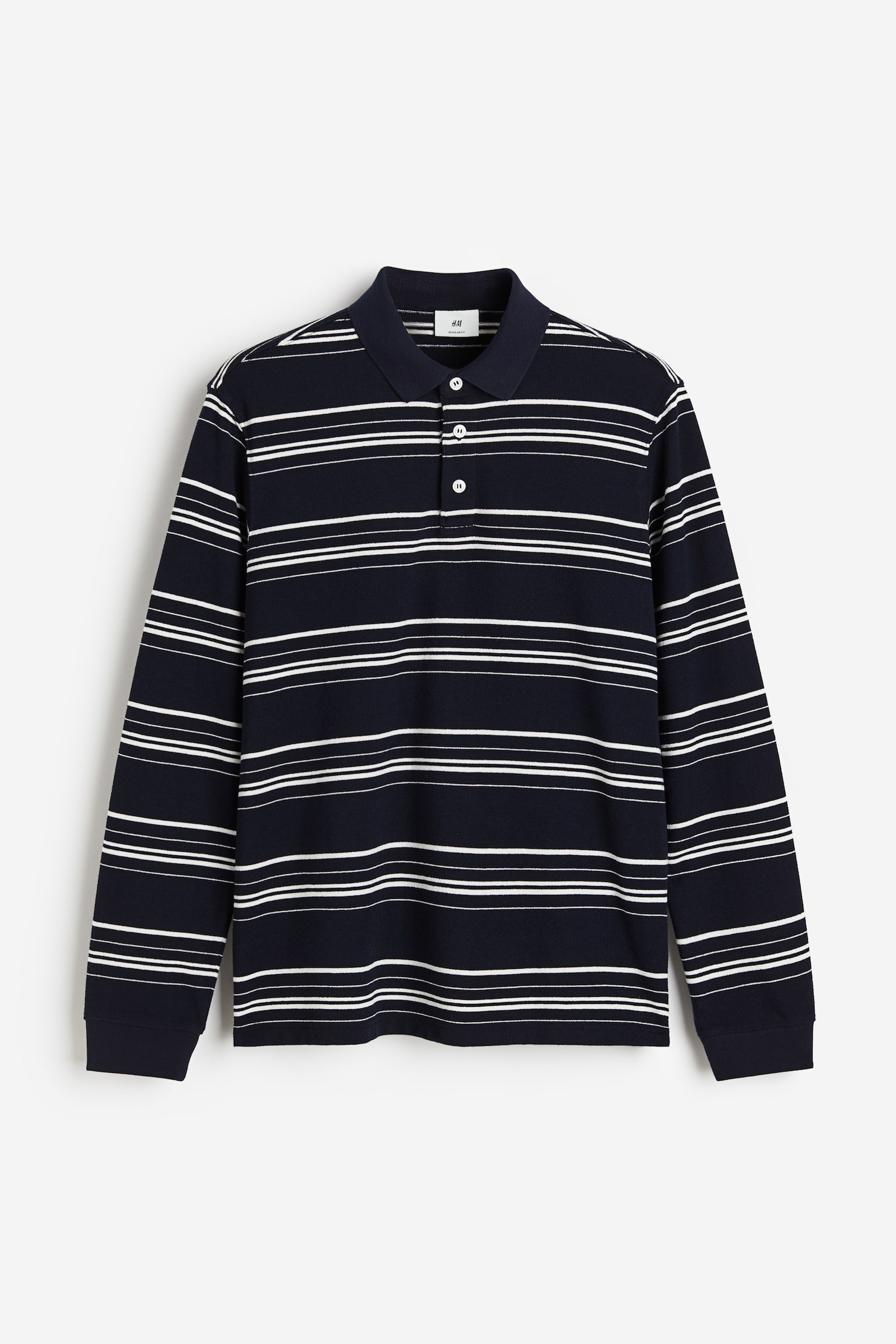 Regular Fit Polo Shirt - Navy blue/Stripe - 2