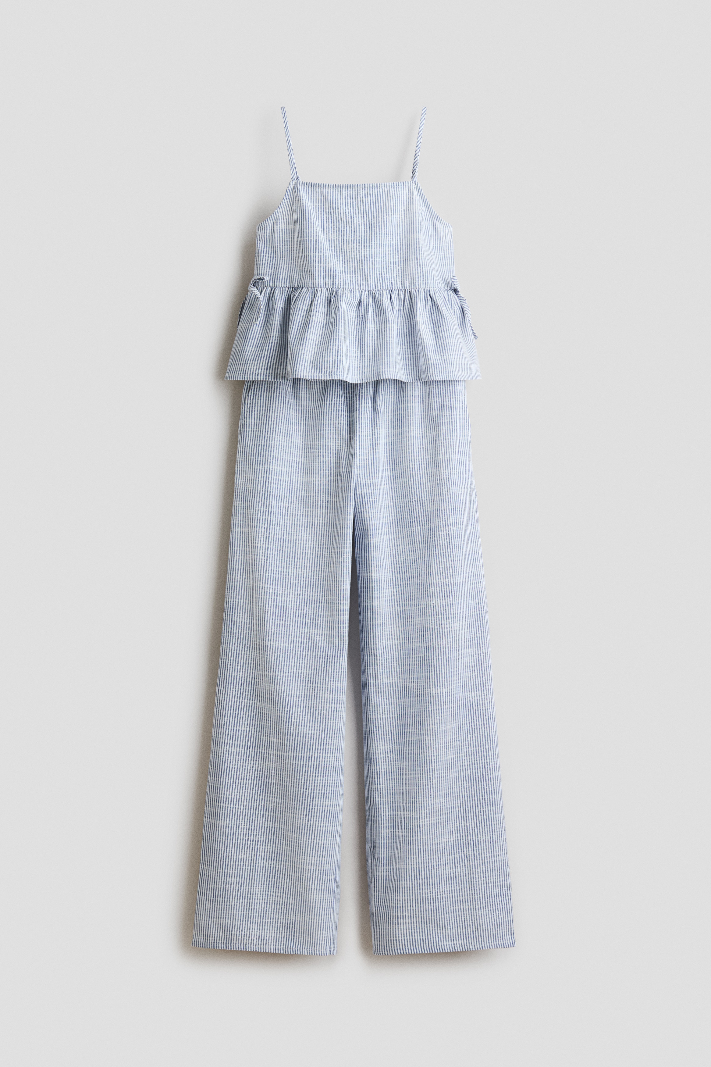 その他 NOA hm. Light blue/white striped 2-Piece Cotton Seersucker Set for kids