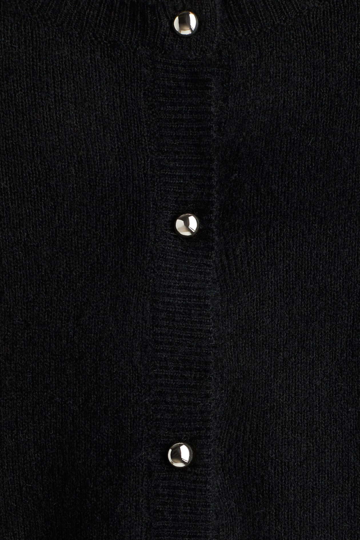 Short-Sleeved Fine-Knit Cardigan - image 2