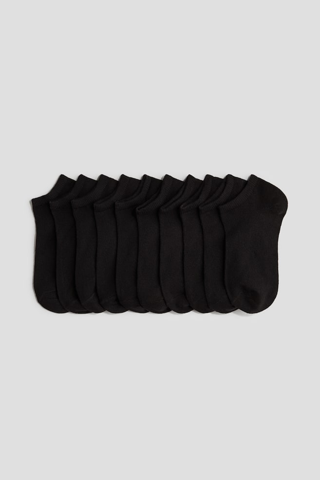Calzini alla caviglia 10 paia - Nero/Bianco/Bianco/rosa/viola - 1