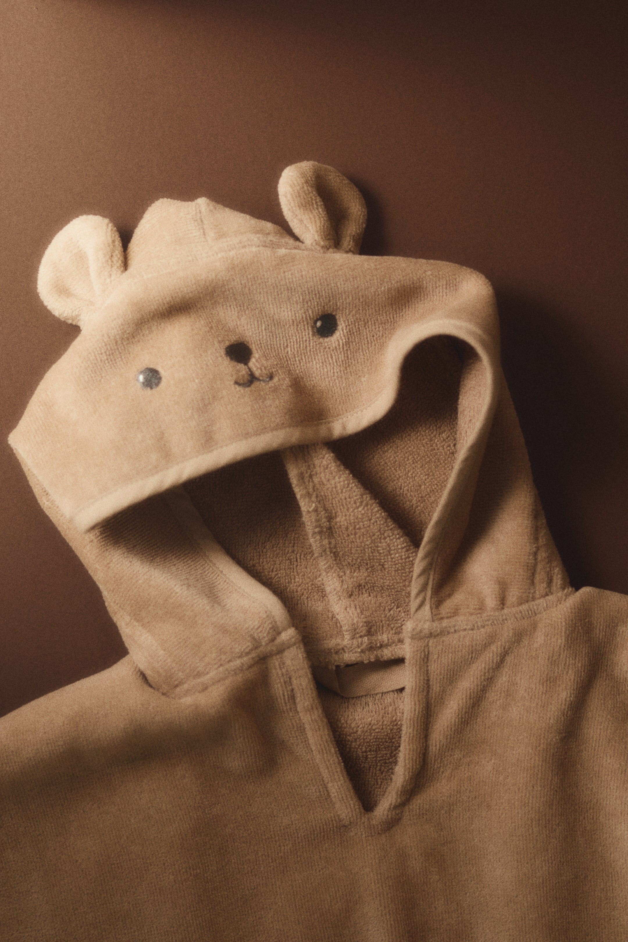 Prikaži veću sliku: Pončo peškir za bebe - Smeđa/meda - Home All | H&M RS 1