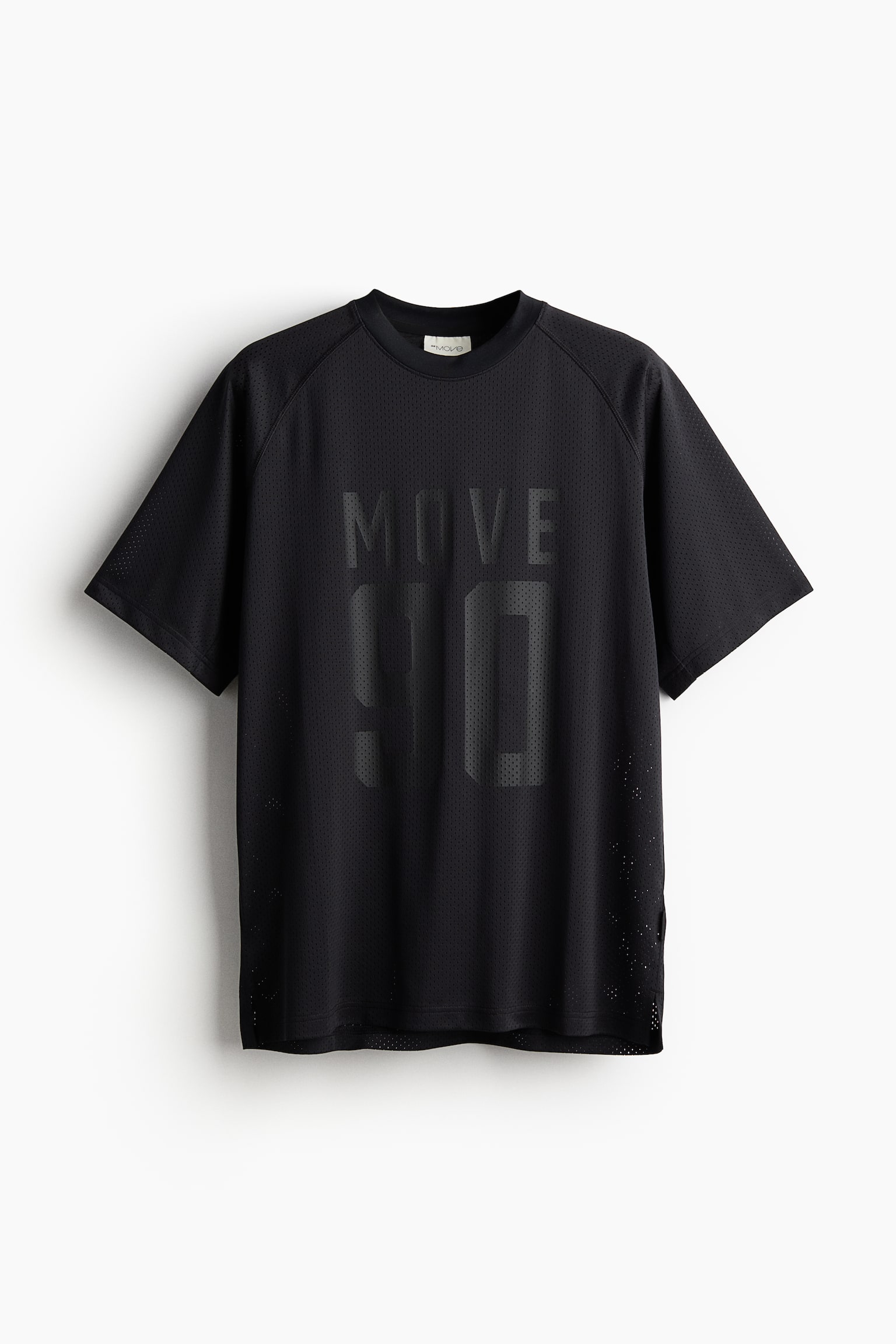 DryMove™ Mesh Activewear Tee - Black/Move 90/White/Black - 2