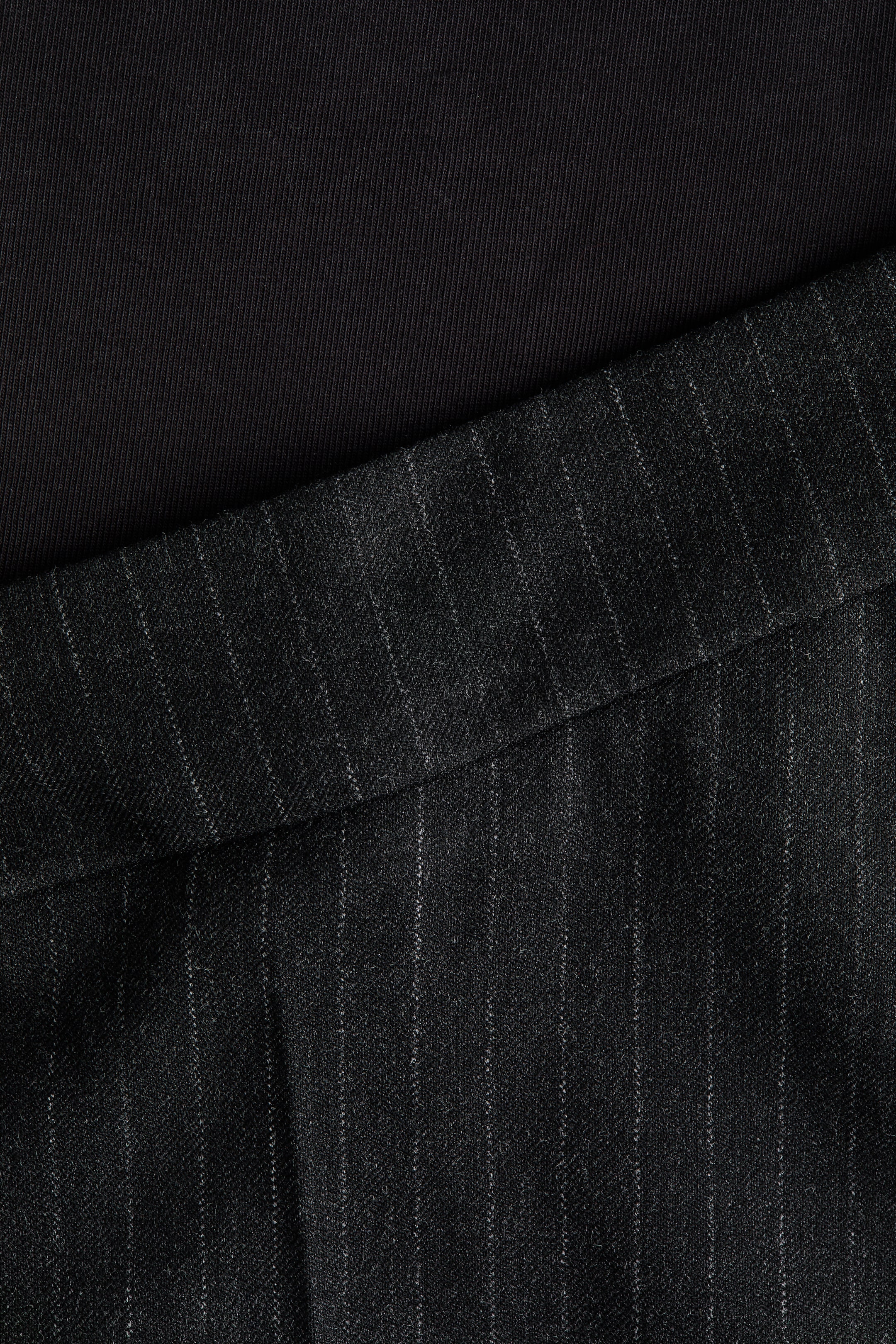 View larger image: MAMA Bootcut trousers - Dark grey marl/Pinstriped - Ladies | H&M IN 2