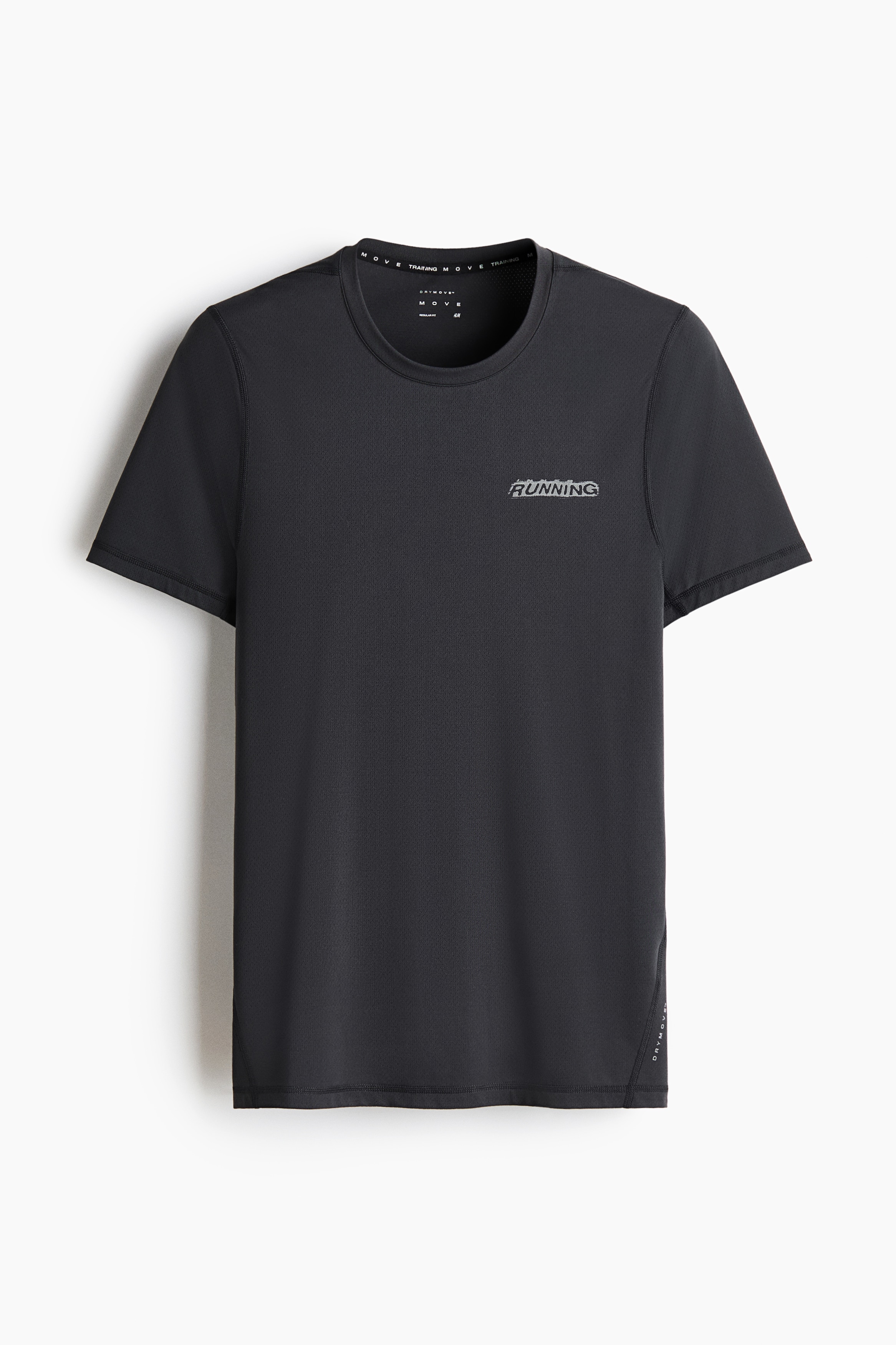 Sports T-shirt with DryMove™ - Dark grey/Running/Dark grey/Dusty blue/Dark beige/Dusty rose