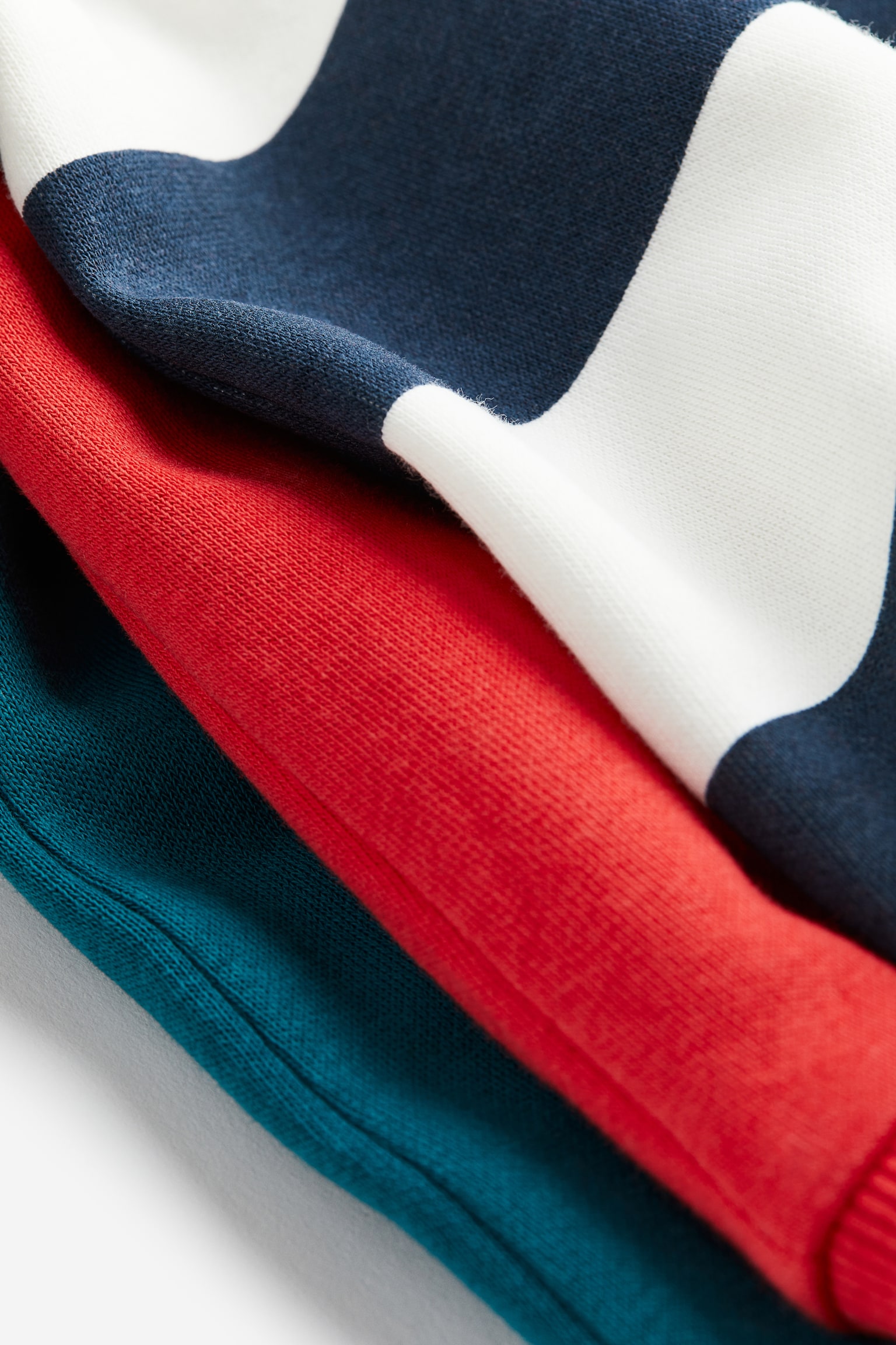 3-pack sweatshirts - Dark green/Red/Blue/Brown/White/Grey marl/Navy blue/Olive green/Bright blue/Bright red/Light grey marl/Dark red/Striped - 2