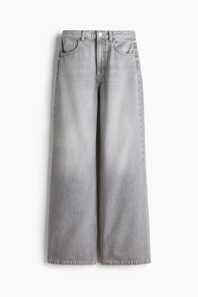 Wide Ultra High Jeans - Light denim grey/Ivory/Dark denim blue/Denim blue/Denim black - 1