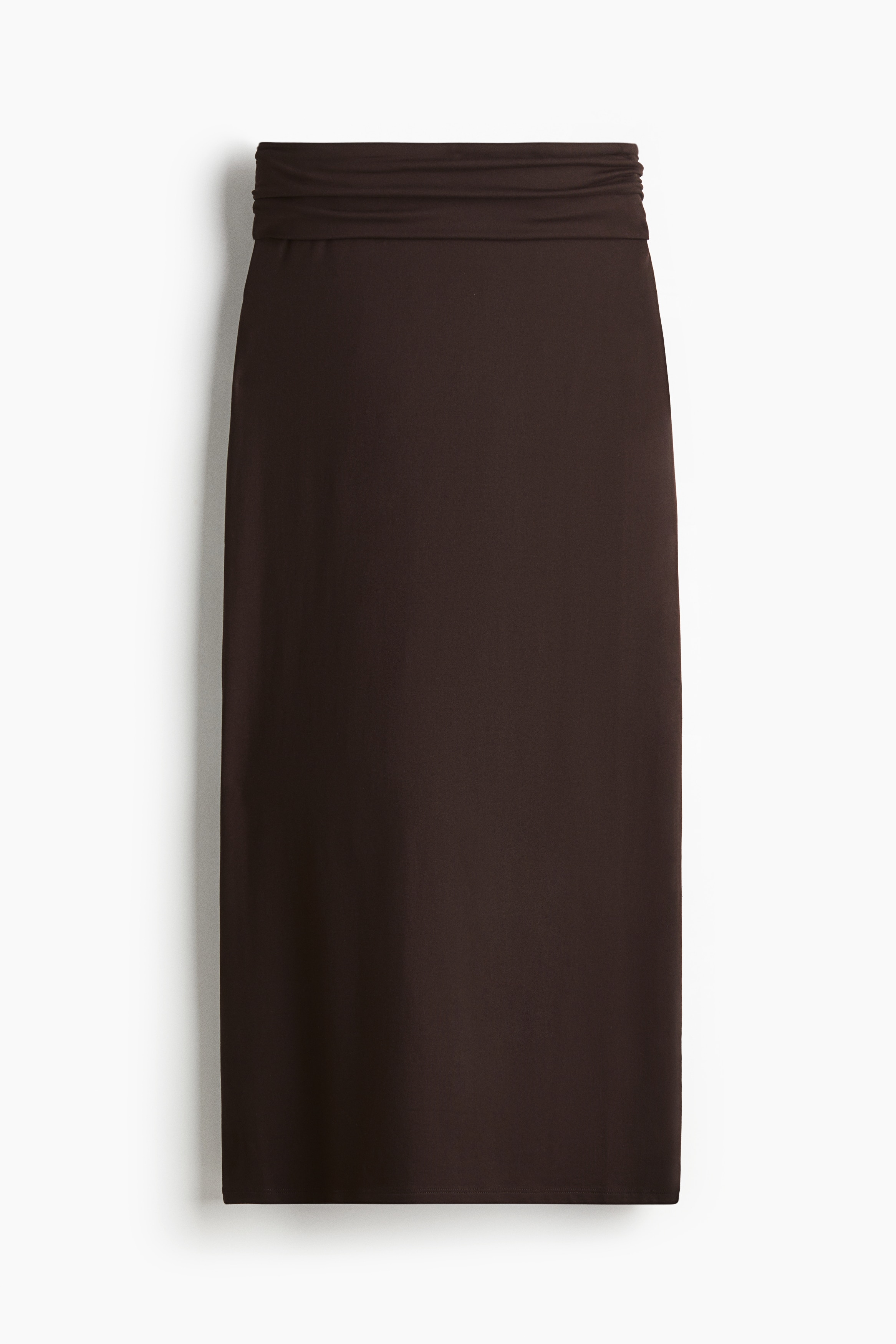 Maxikjol med vikbar mudd - Mörkbrun/Svart