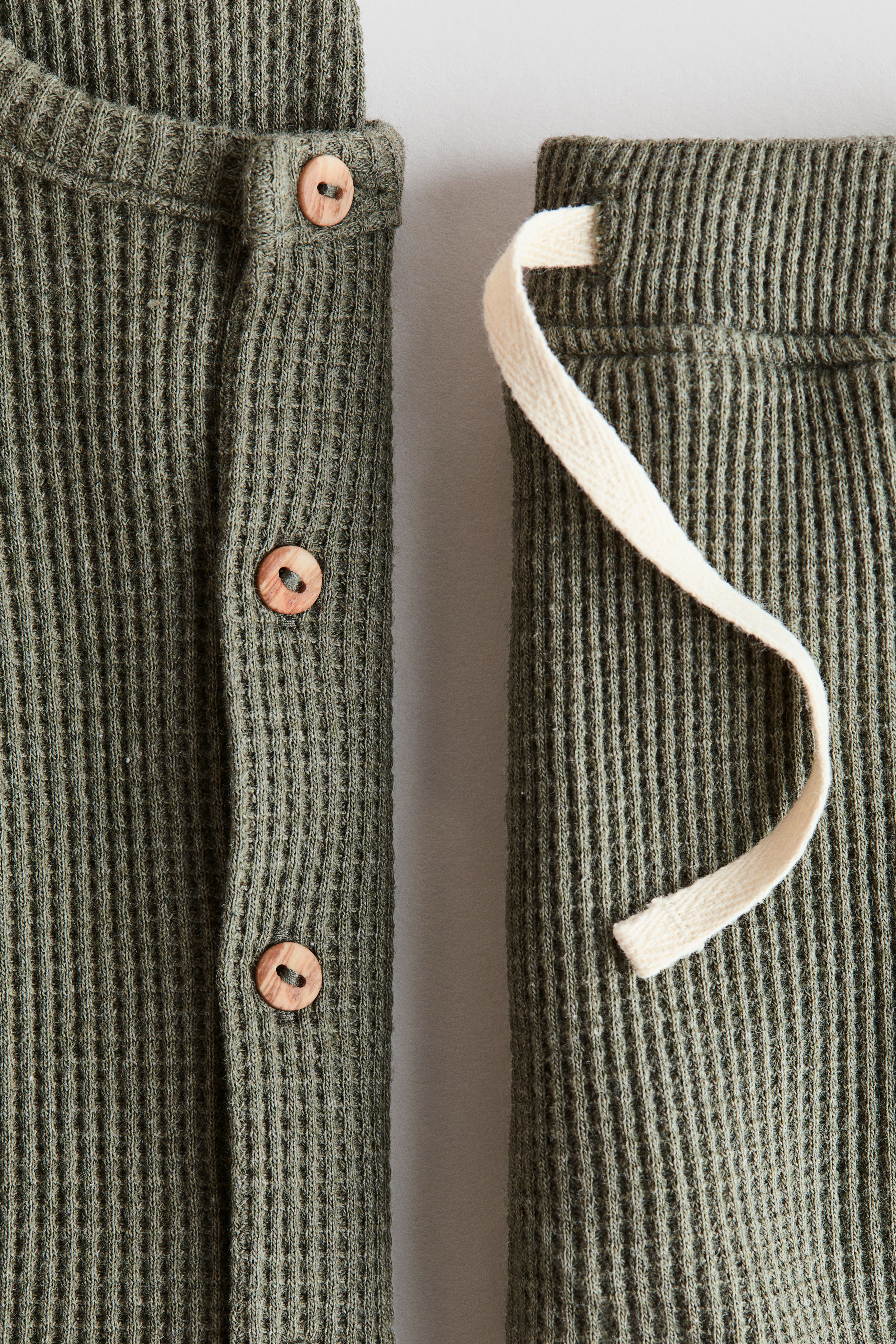 2-Piece Waffled Cotton Set