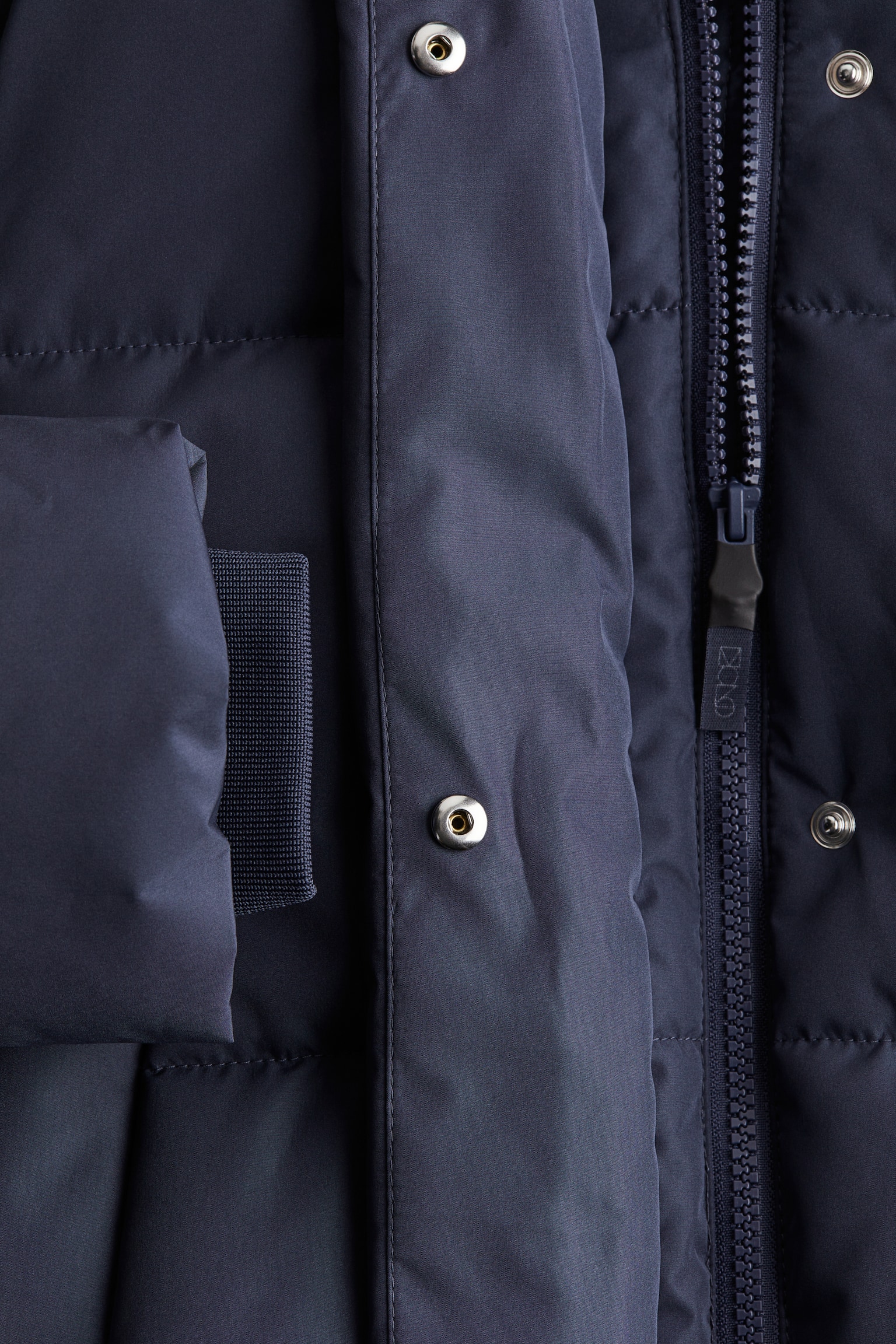 Sports puffer jacket in ThermoMove™ - Dark blue/White - 5