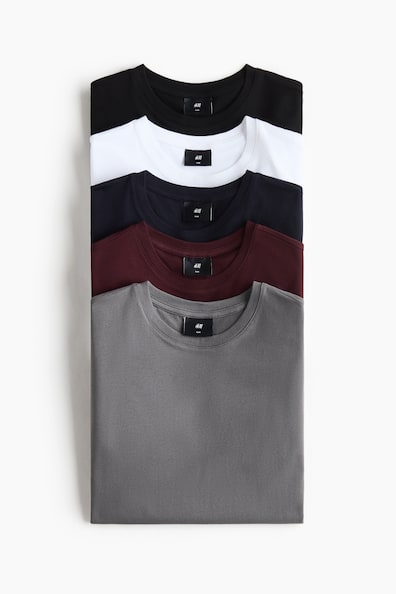 スリムフィットTシャツ 5枚セット