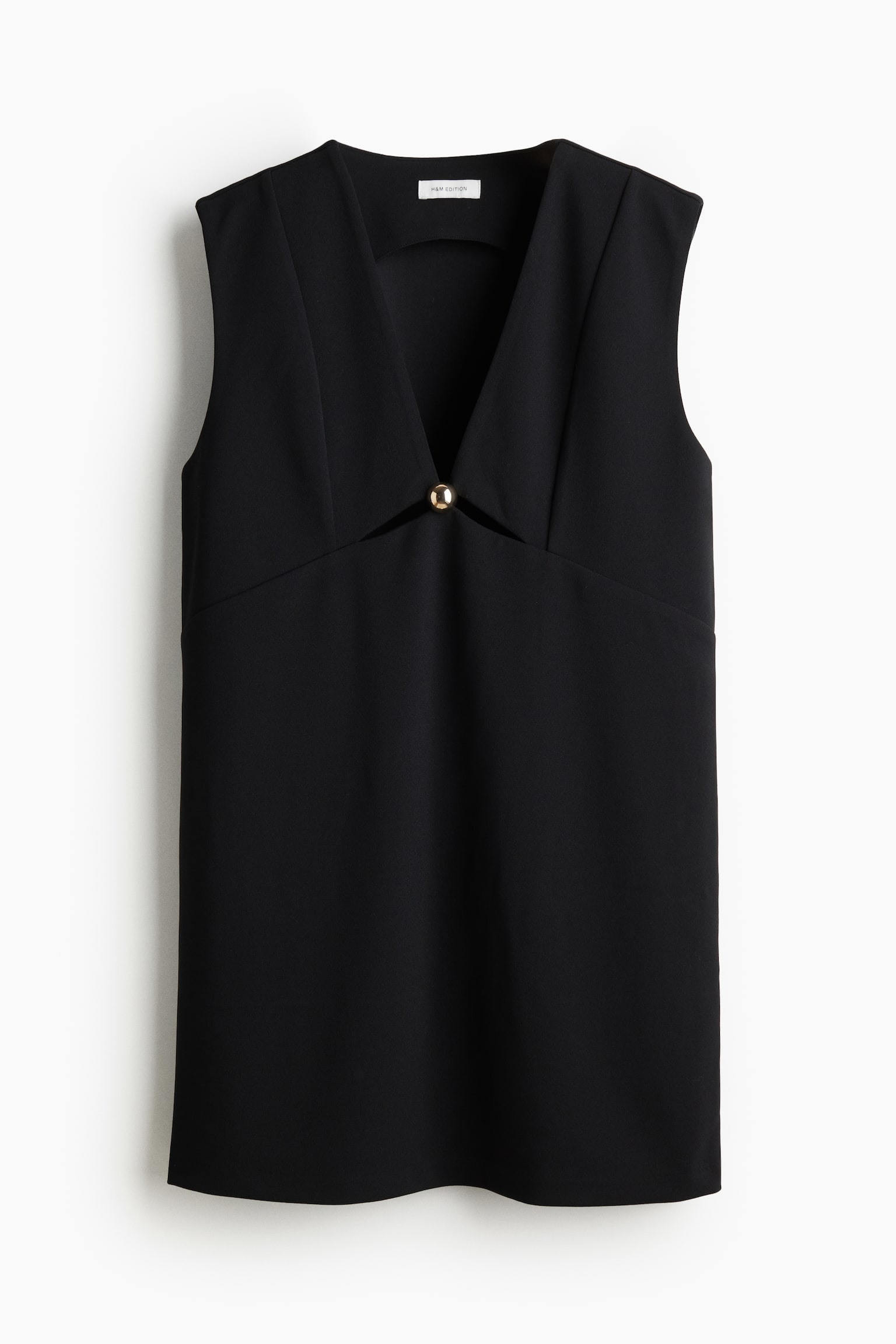 Sleeveless dress - Black - 2