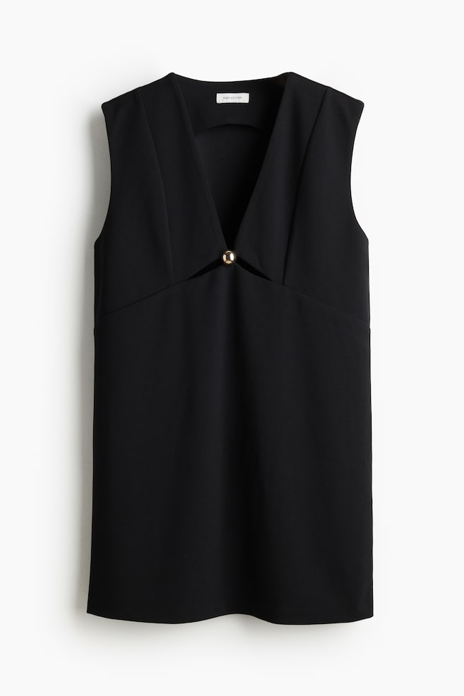 Robe sans manches - Noir - 1