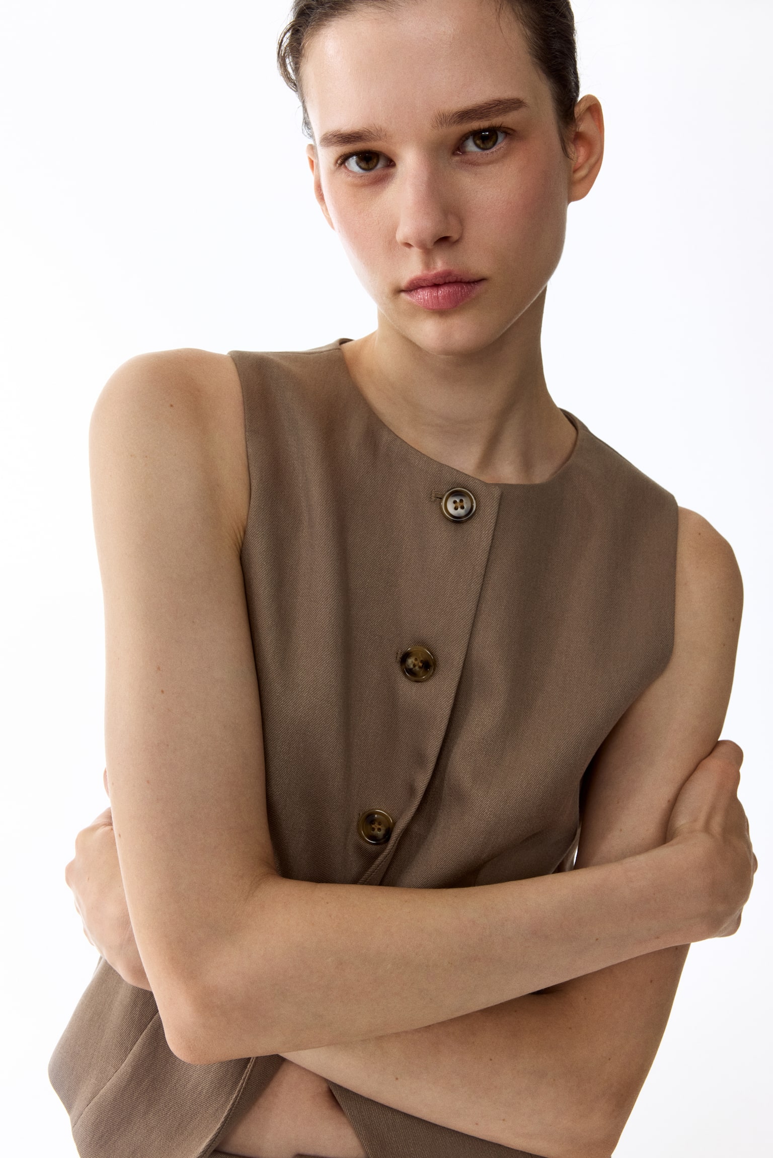 Panciotto - Beige scuro/Marrone scuro/Giallo - 6
