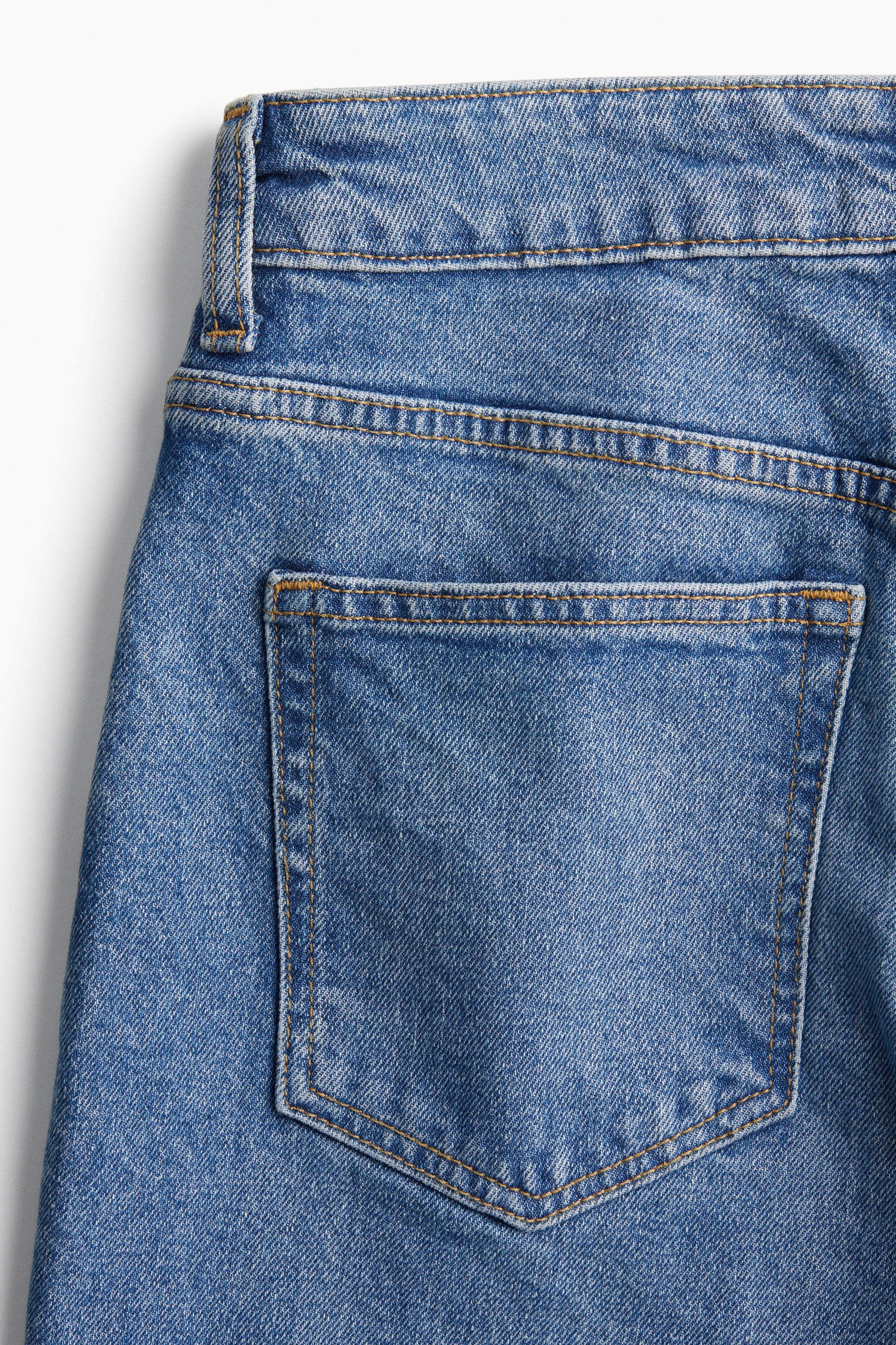 Mom Slim Fit High Waist Ankle Jeans