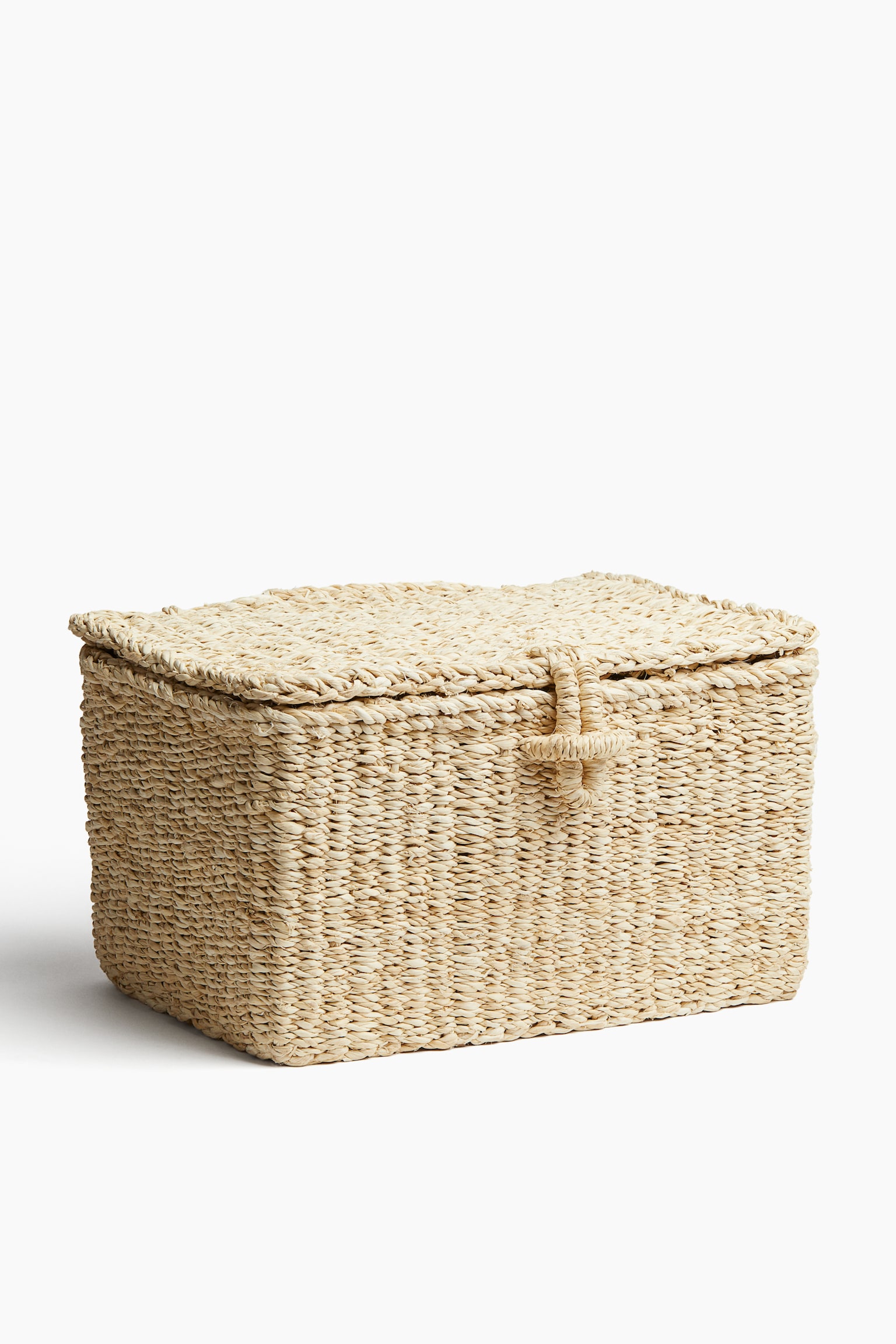 Lidded storage basket - Beige/Beige - 1