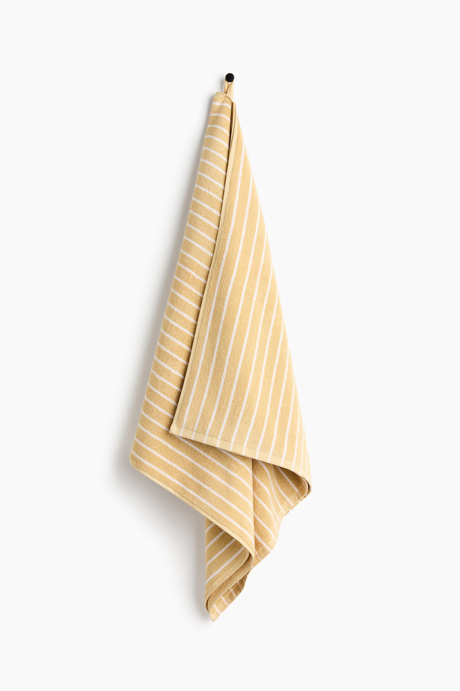 Striped bath towel - Yellow/White striped/Sage green/Striped/Light pink/Striped/Light pink/Terracotta striped/Sage green/Black striped/Brown/Black striped/Dark brown/Striped/White/Black striped/Light beige/White