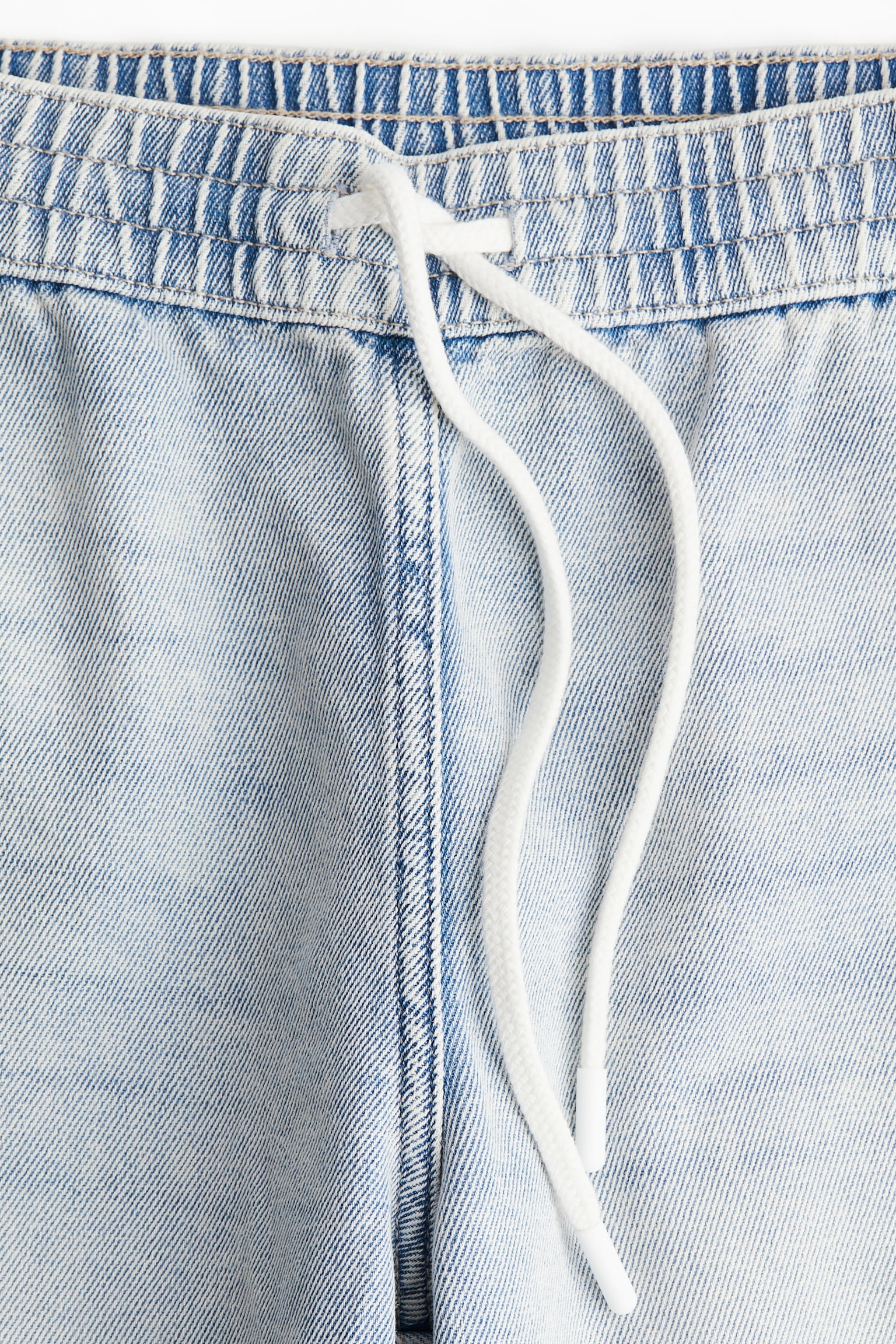 Женские джинсы H&M Denim Pull-on, цвет: Светлый джинсовый синий — фото 2