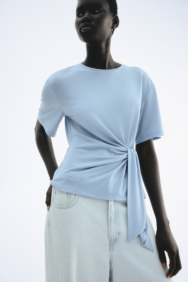 Tunique Légère H&M Bleue - Taille S/M, Style Décontracté Et Confortable
