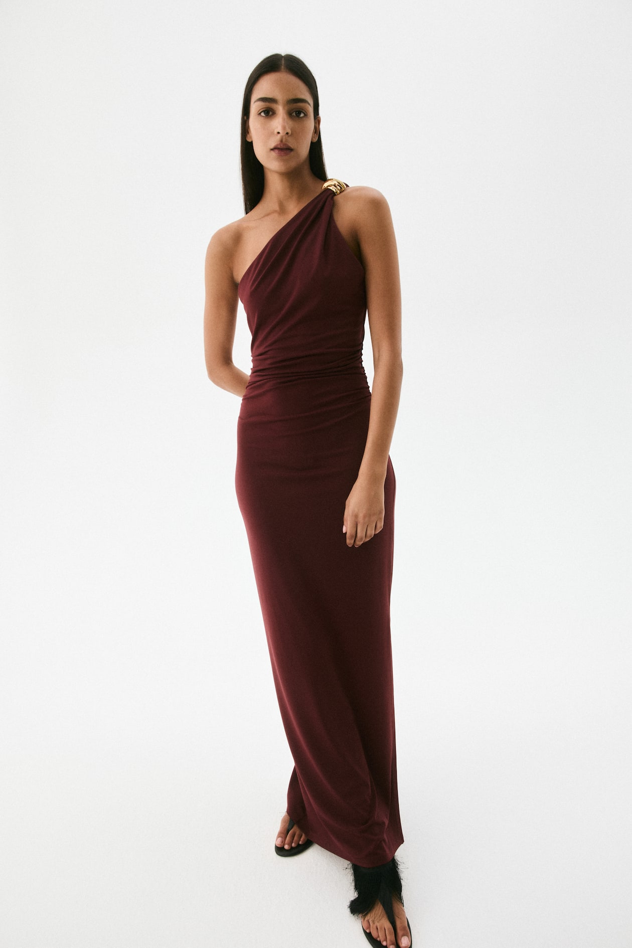 Robes Asymetrique Robe Effet DrapÃ© H&m Vtements Robes Dress