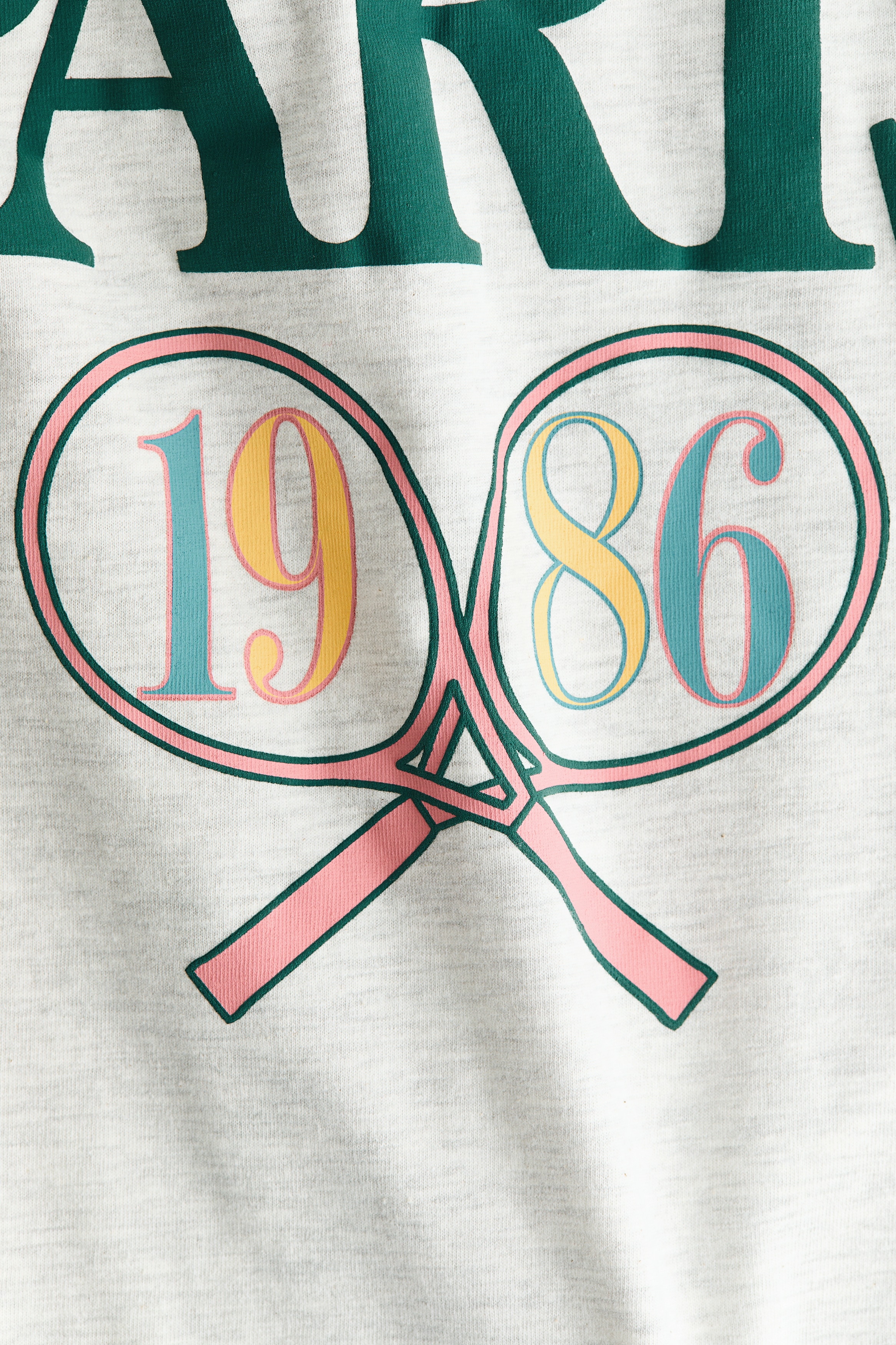 Women's Cream/Palo Alto 1986 Oversized Printed T-Shirt | H&M US