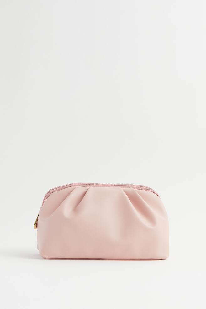 Pleated make-up bag - Light pink