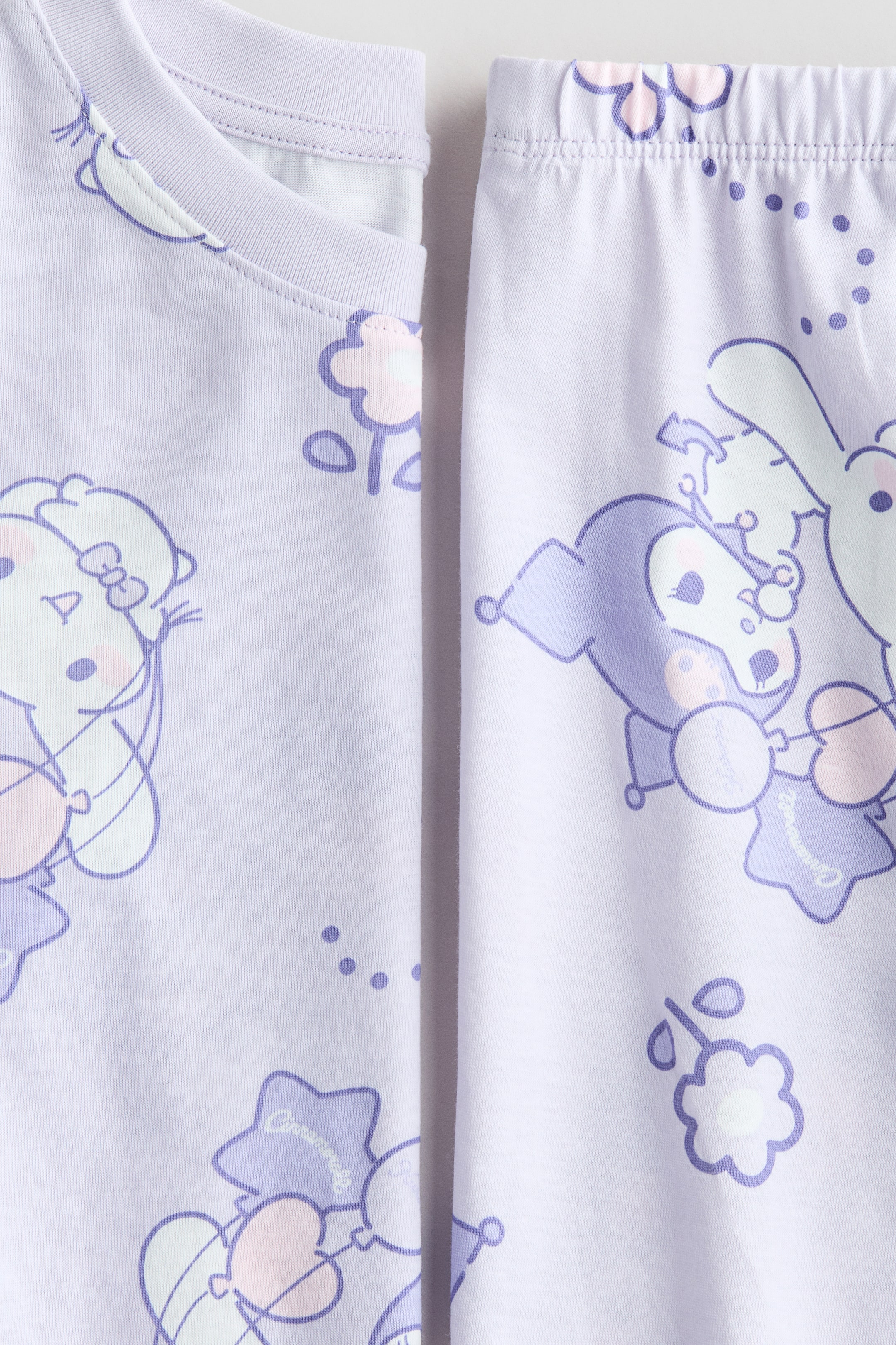View larger image: Printed cotton pyjamas - Light purple/Kuromi - Kids | H&M SG 2