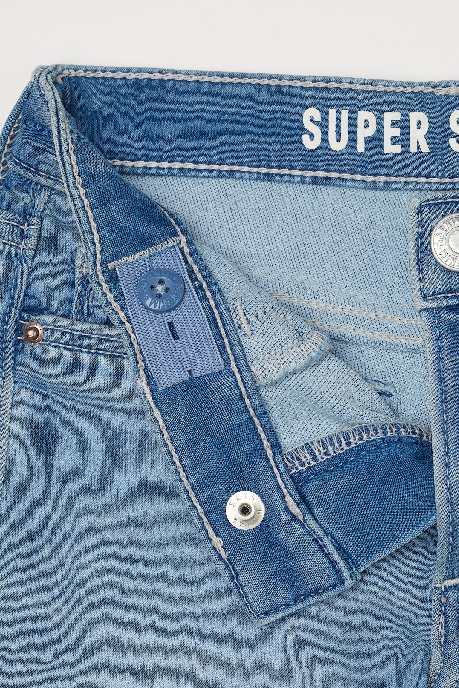 Super Soft Skinny Fit Jeans - Light denim blue/Dark denim blue/Denim blue - 2