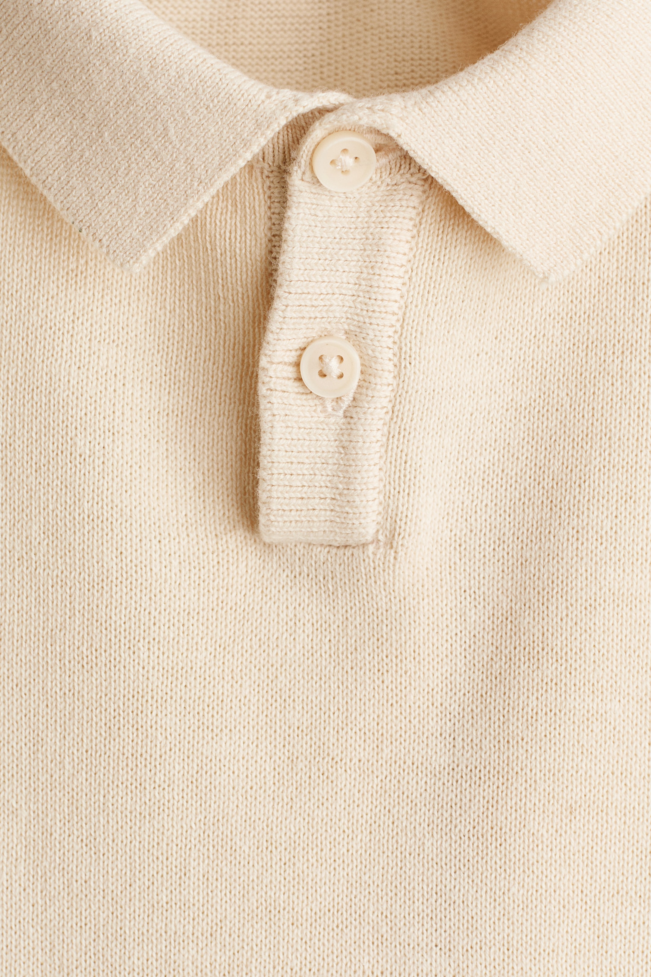 Cotton Polo Sweater
