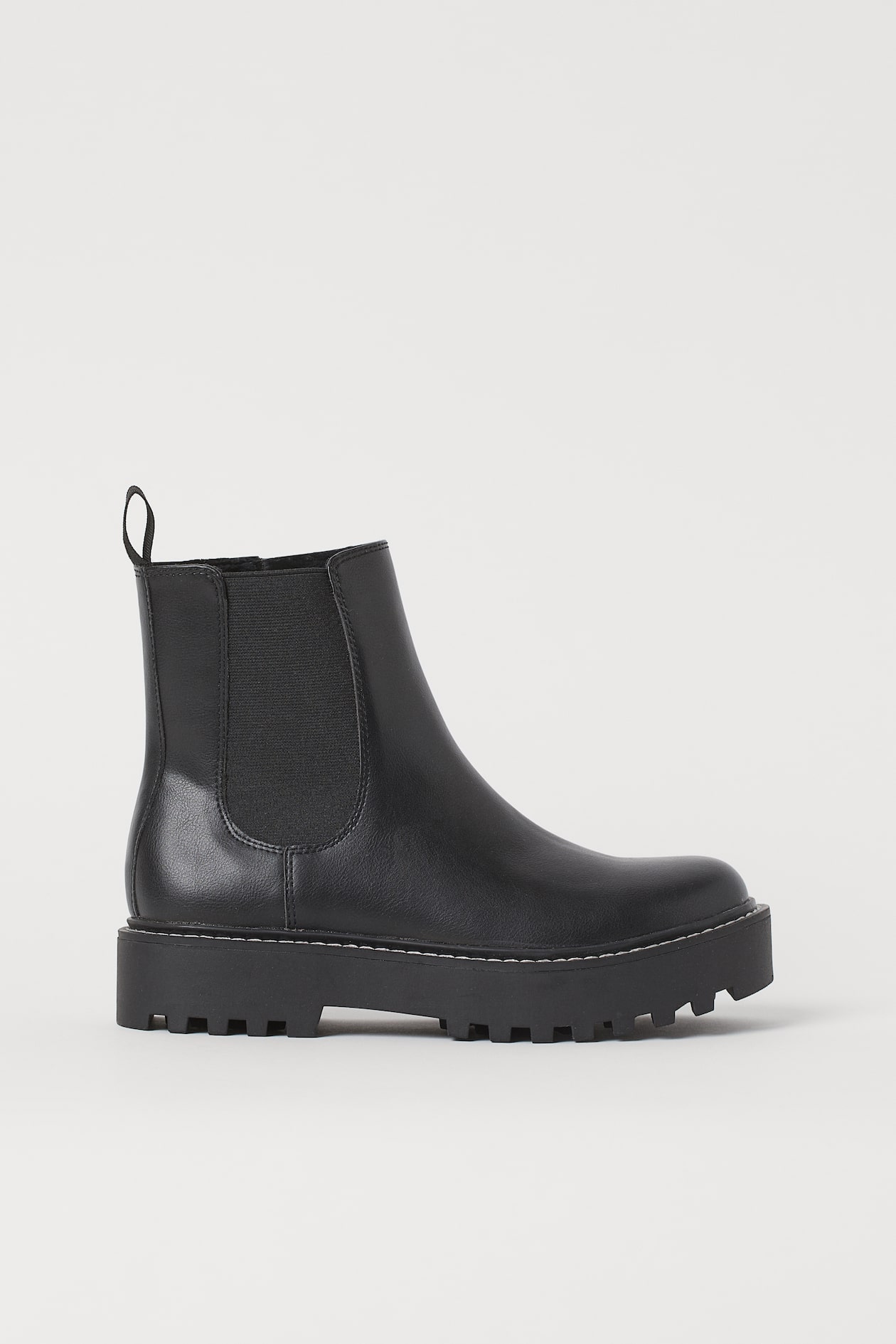 Warm-lined Chelsea boots - No heel - Black - Kids | H&M GB